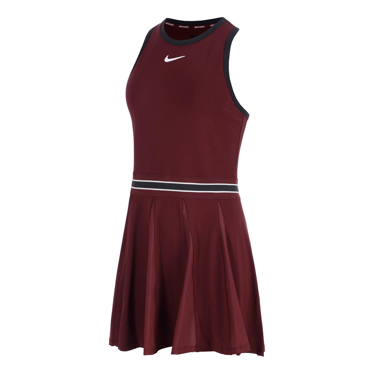 Nike Court Dri-FIT Slam Kleid Damen-Dunkelrot