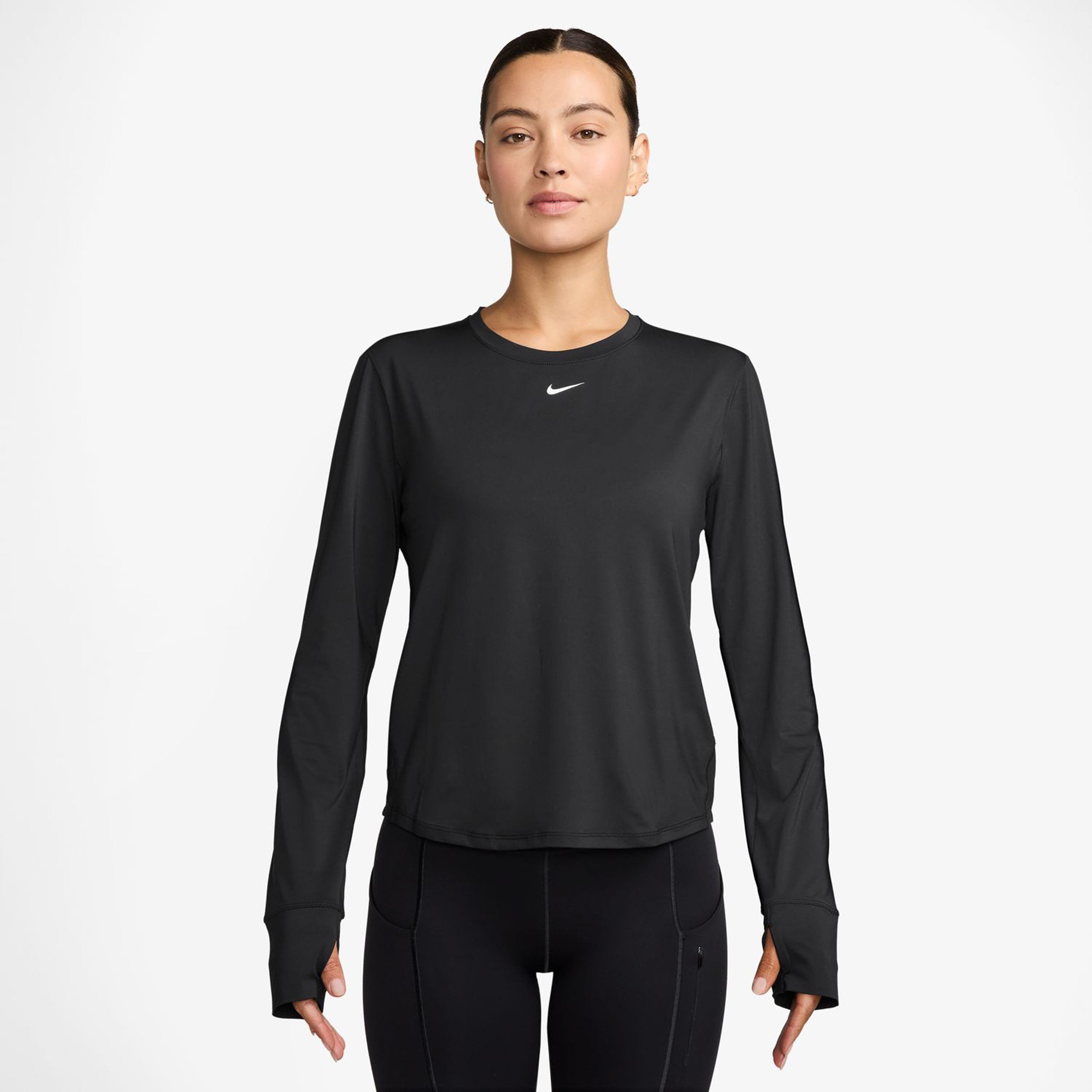 Nike One Classic Dri-FIT Longsleeve Damen-Schwarz