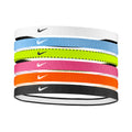 Nike Flex Classic Haarband 6er Pack Unisex - pink, weiß