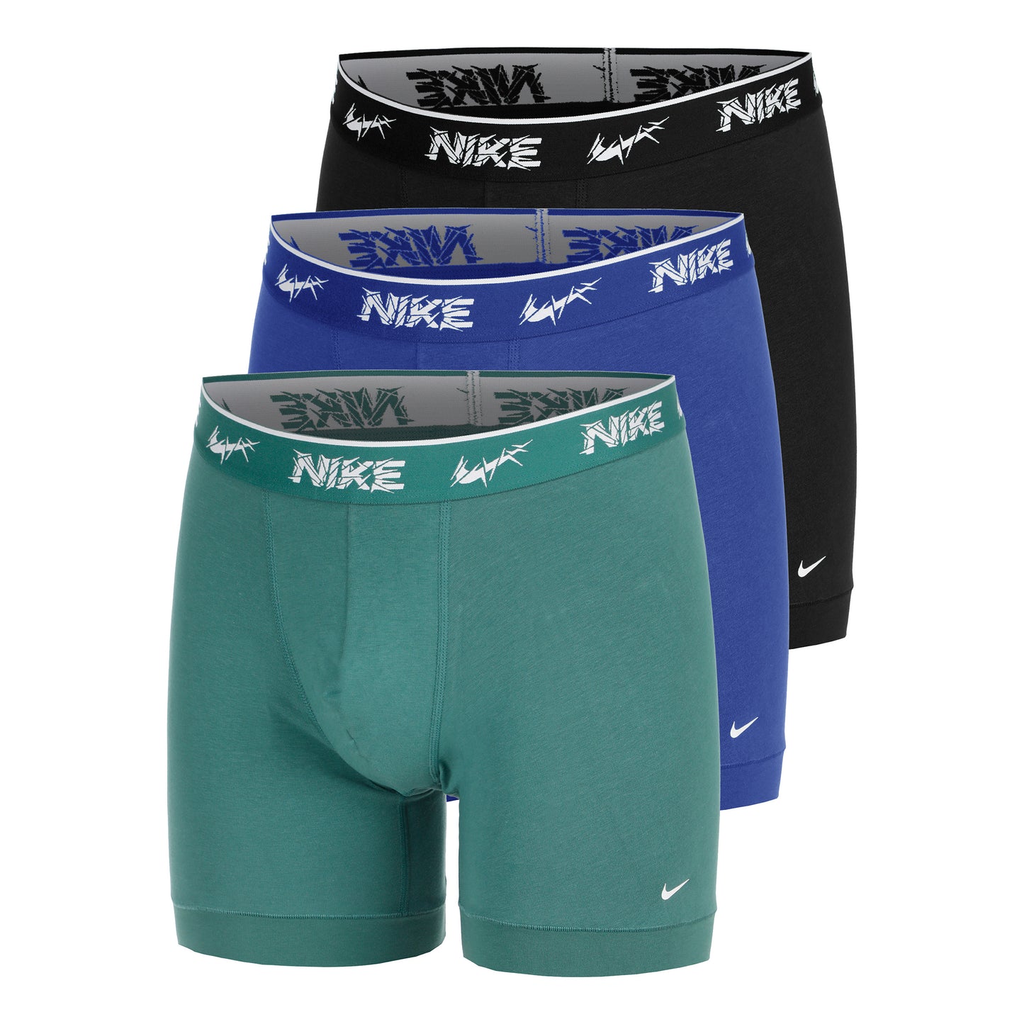 Nike Everyday Cotton Stretch Boxer shorts 3 Pack Men - multicoloured, black