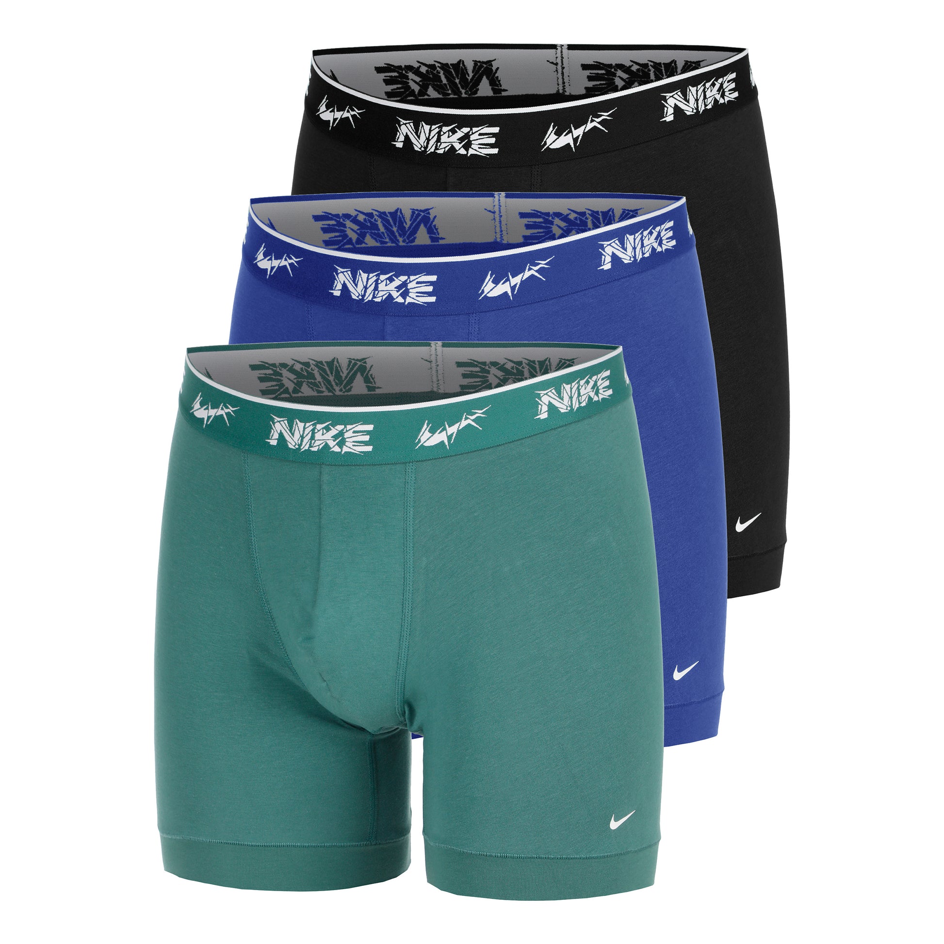 Nike Everyday Cotton Stretch Boxer shorts 3 Pack Men - multicoloured, black