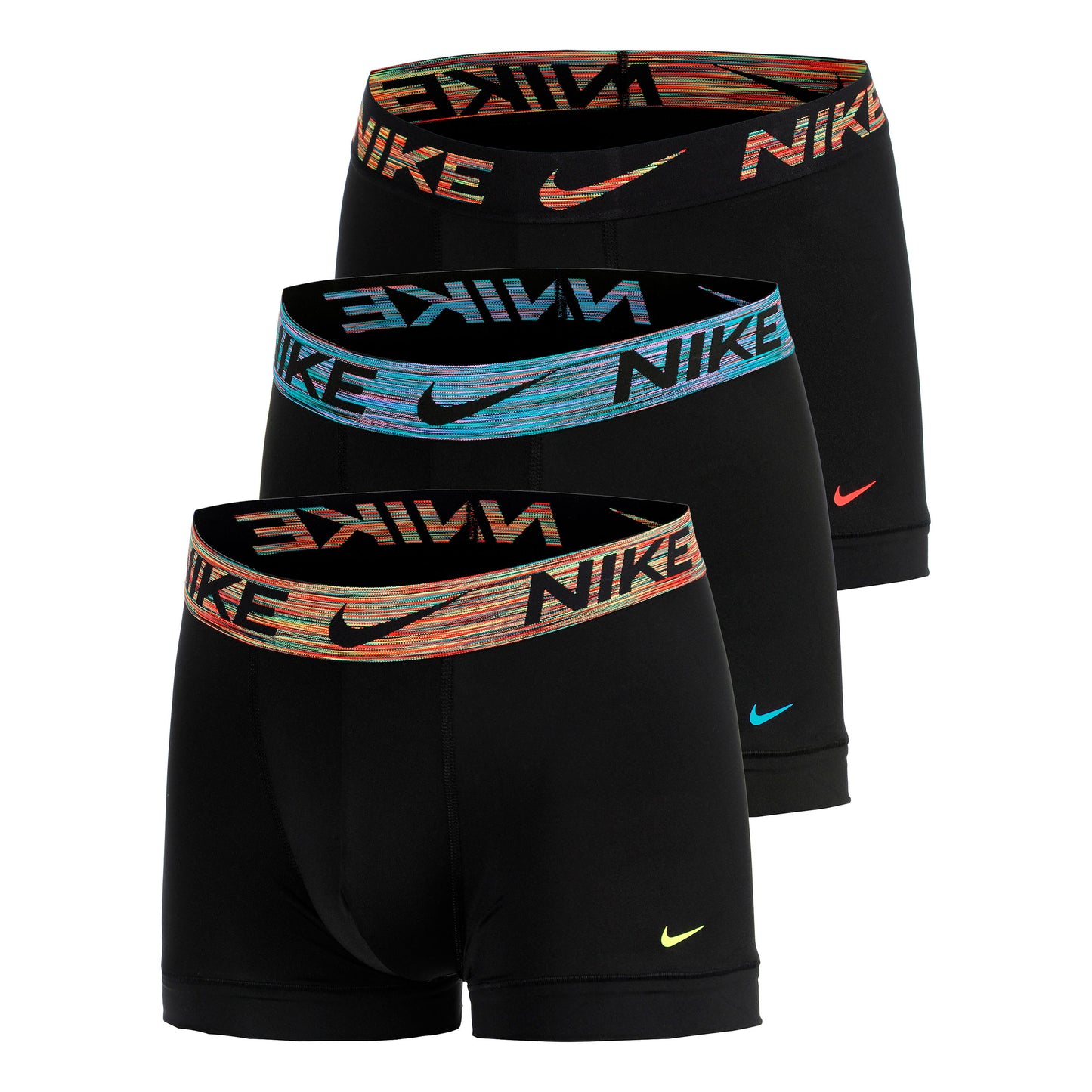 Nike Dri-Fit Essential Micro Trunk Boxer Short 3er Pack Herren - schwarz, schwarz