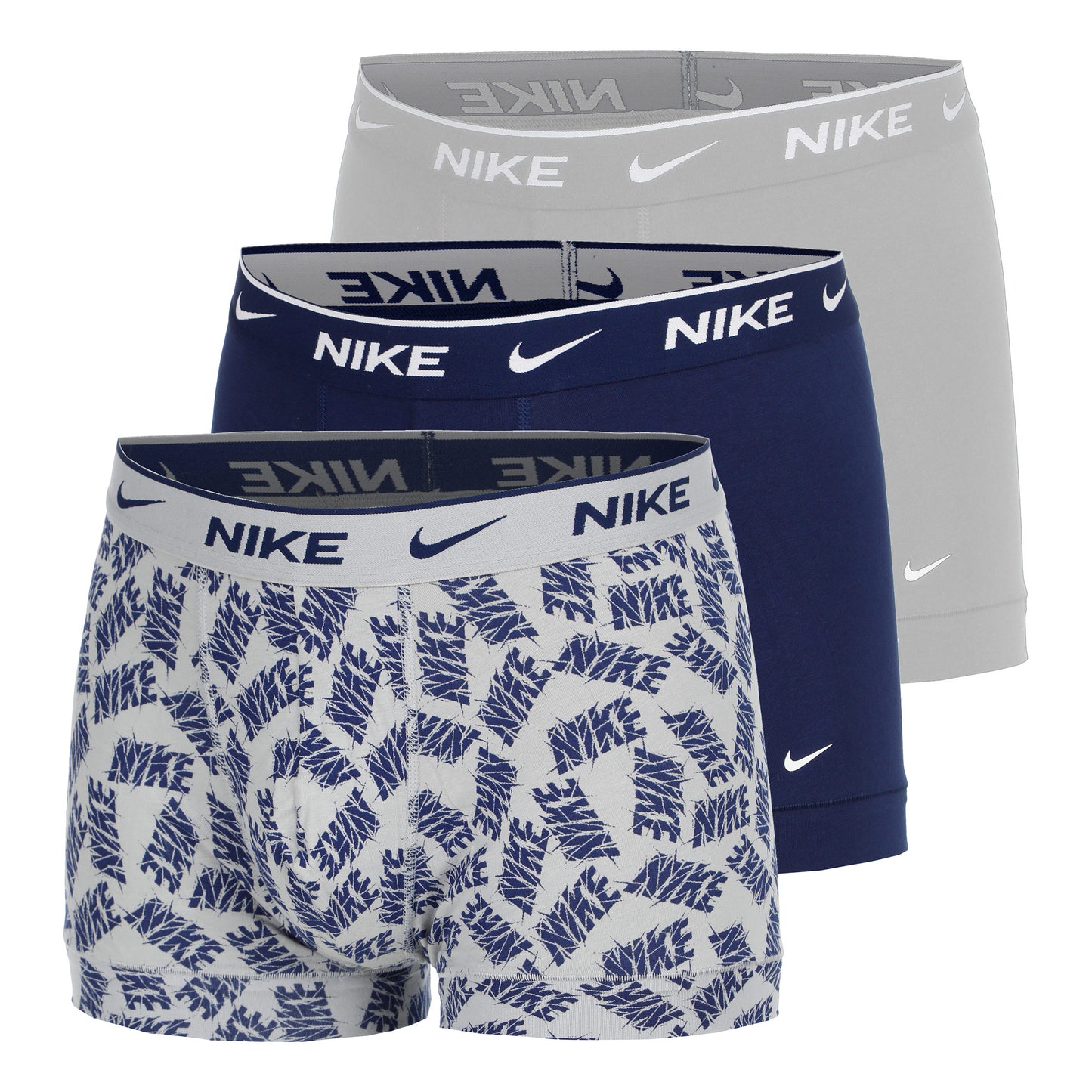 Nike Everyday Cotton Stretch Boxer Shorts Men-Grey,Multicoloured