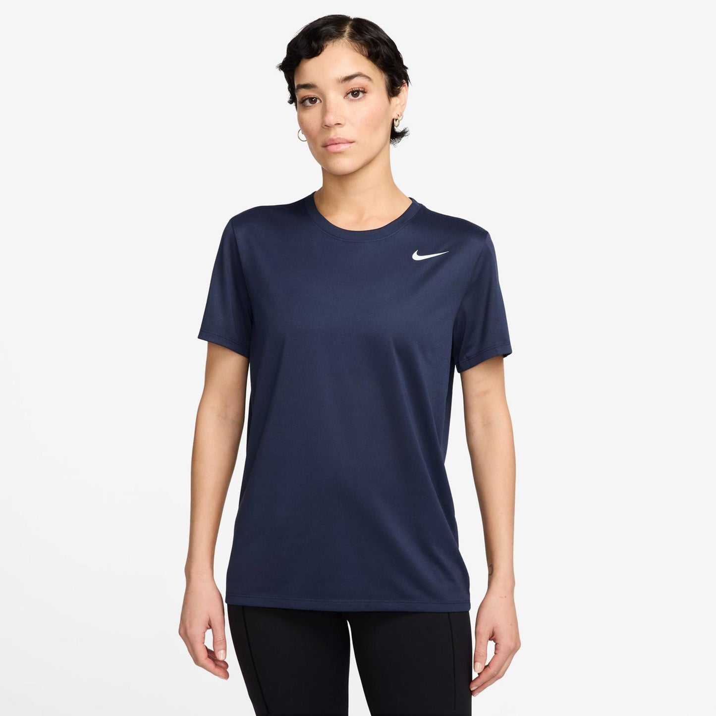 Nike Dri-Fit T-Shirt Women-Dark Blue