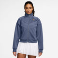 Courtly Knit Heritage Trainingsjacke Damen-blaugrau