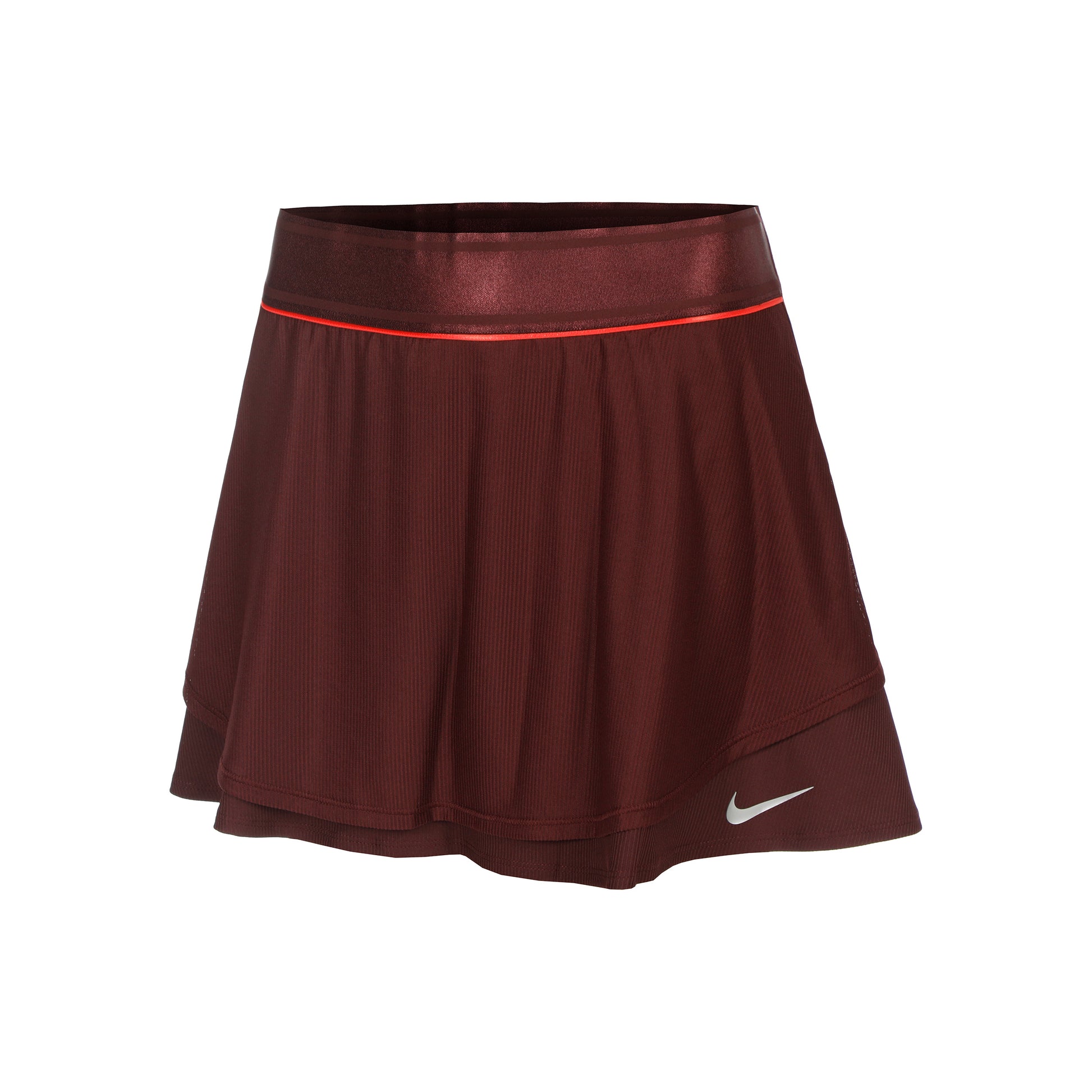 Nike Court Dri-Fit Slam High Rise Rock Damen-Dunkelrot