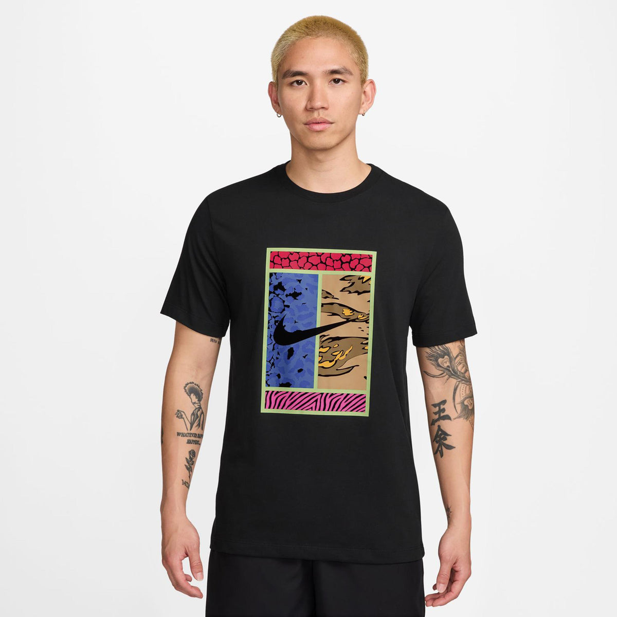 Nike Court Dri-Fit Court T-Shirt Men-Black,Multicoloured