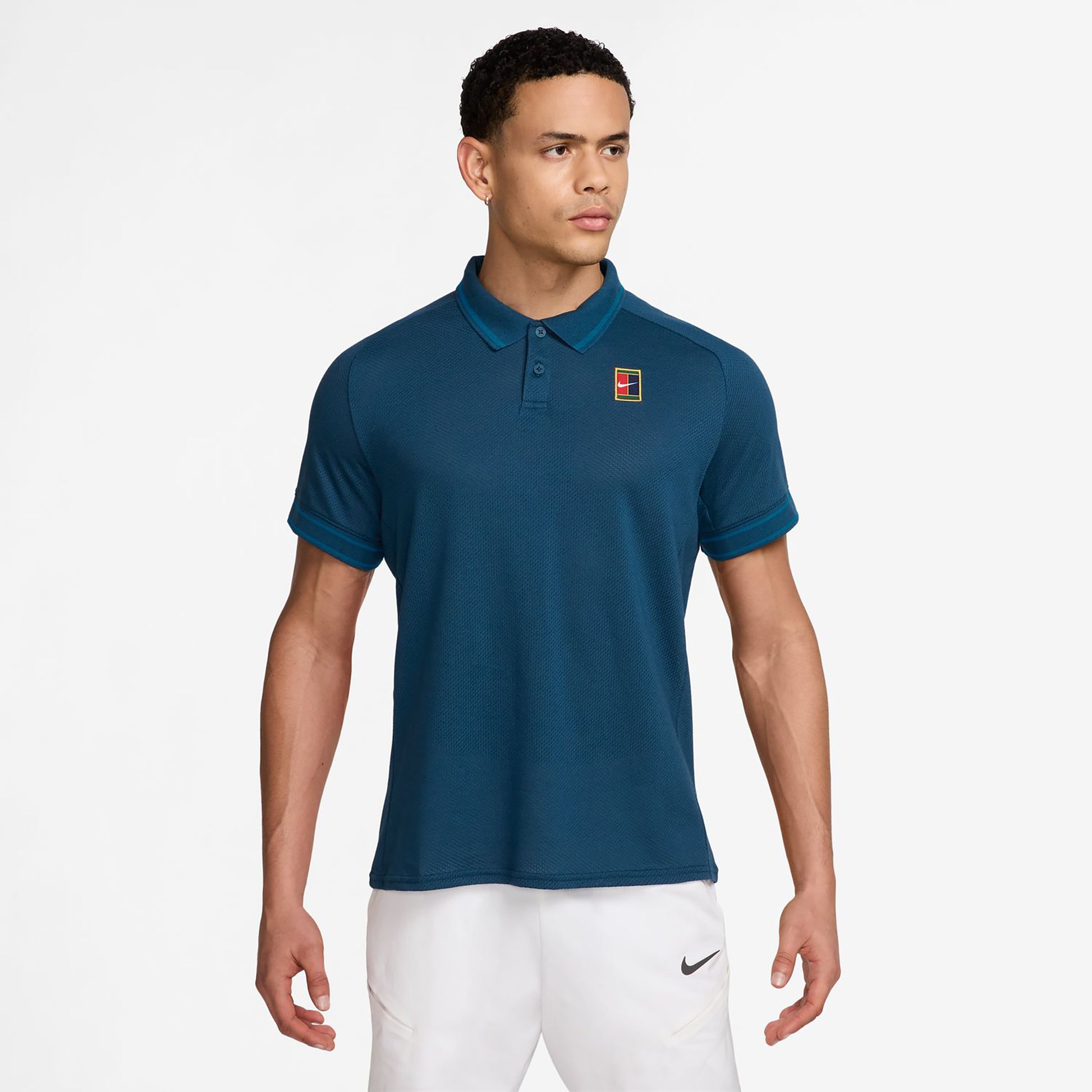 Nike Court Heritage Polo Men-Blue Grey,Green