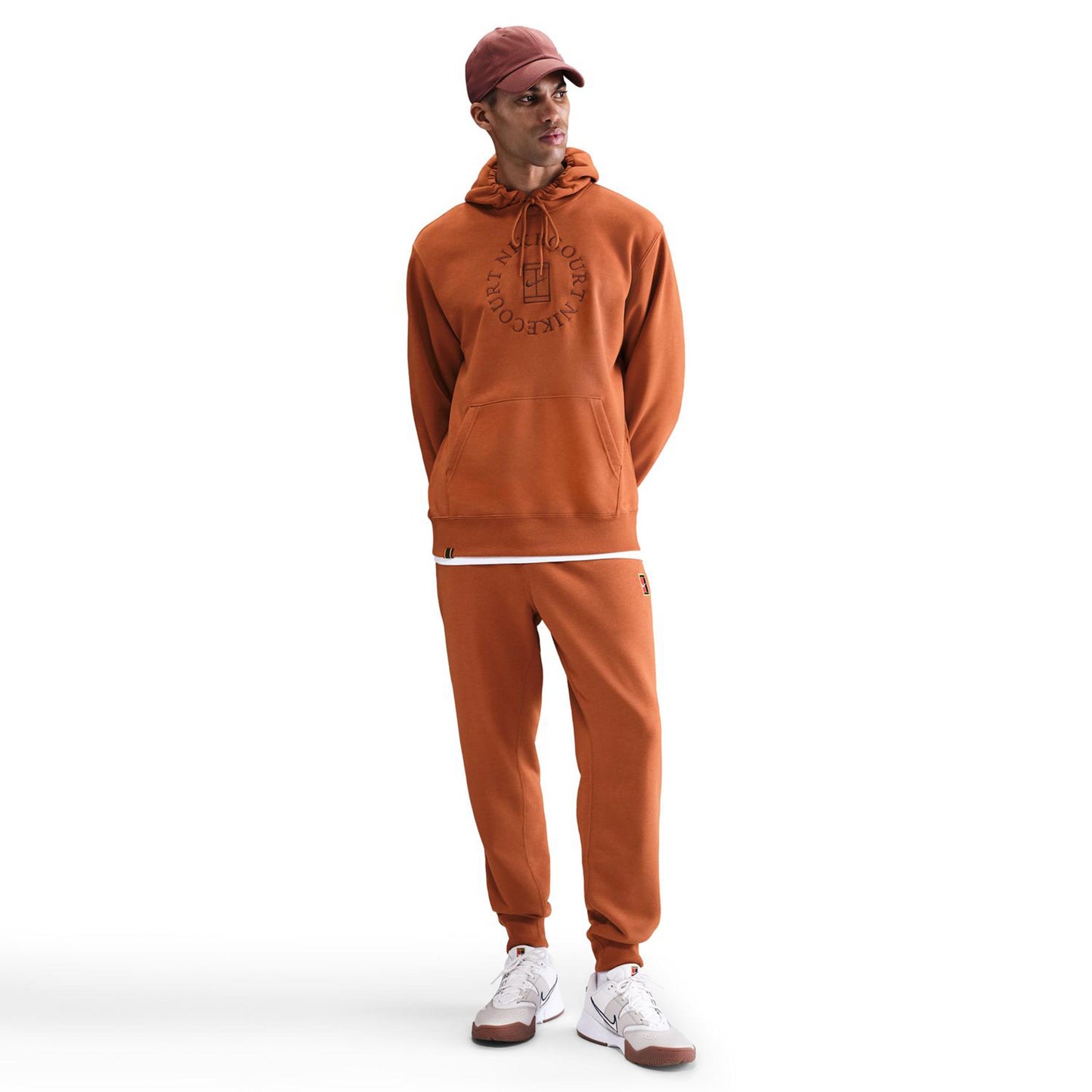Nike Court Dri-Fit Heritage Hoody Men-Rust