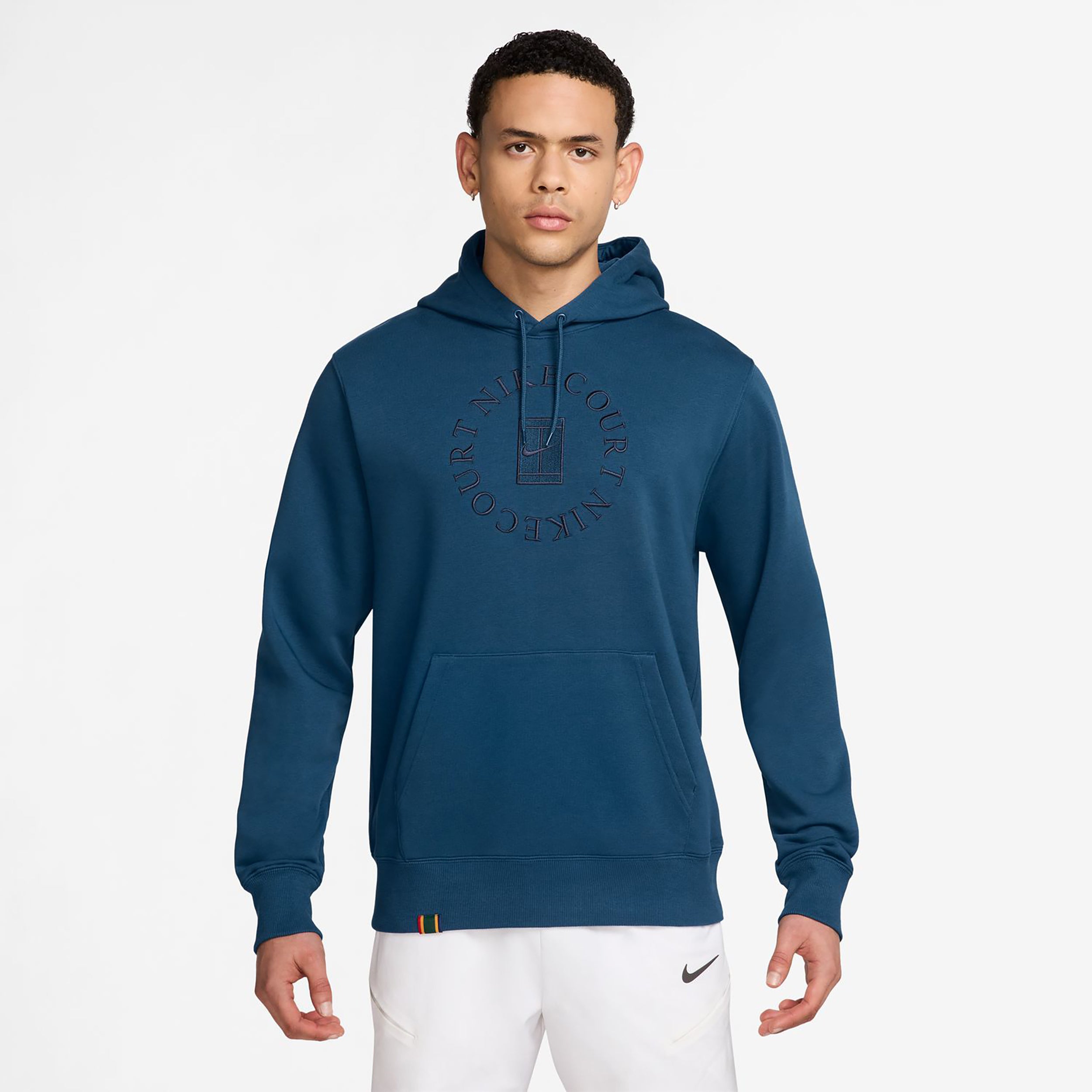 Nike Court Dri-Fit Heritage Hoody Herren-Blaugrau