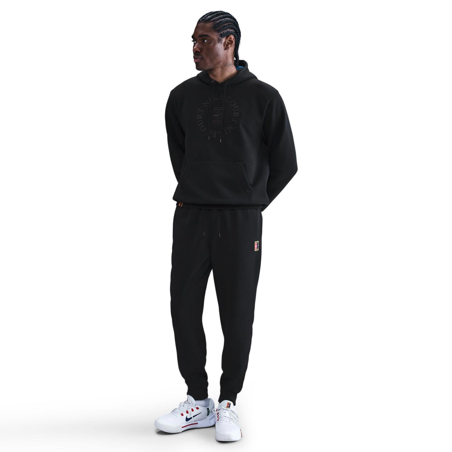 Nike Court Dri-Fit Heritage Fleece Training Pants Men-Black