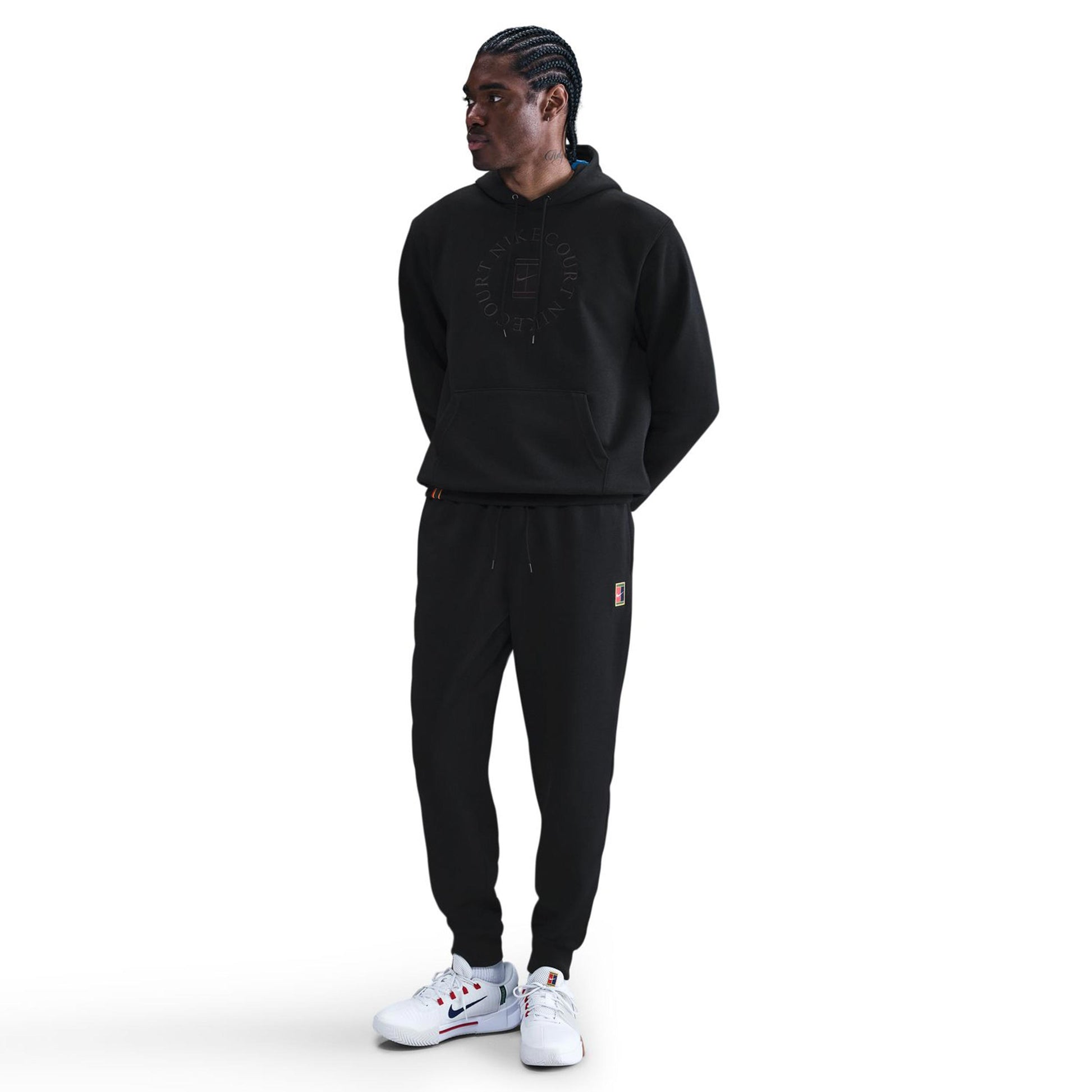 Nike Court Dri-Fit Heritage Fleece Training Pants Men-Black