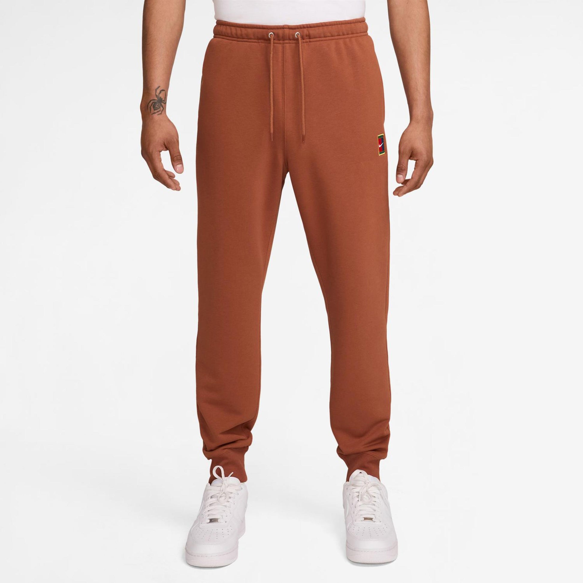 Nike Court Dri-Fit Heritage Fleece Training Pants Men-Rust