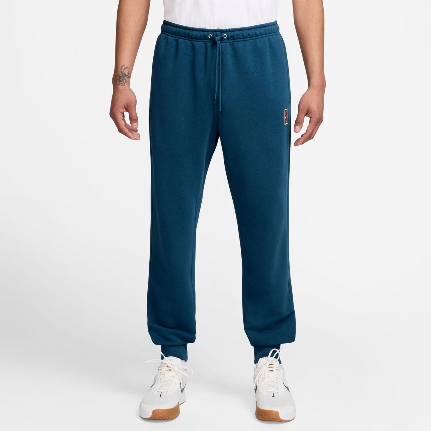 Nike Court Dri-Fit Heritage Fleece Training Pants Men-Blue Grey