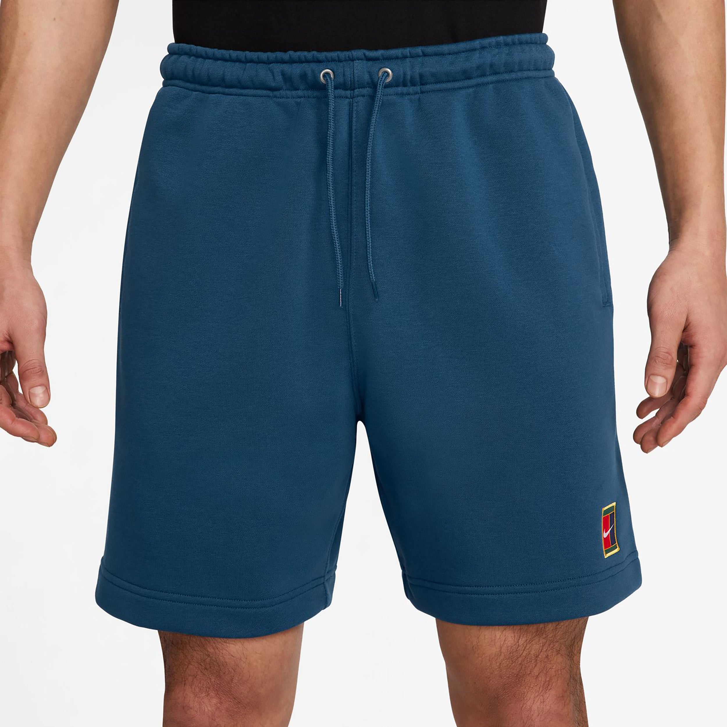 Nike Court Dri-Fit Heritage Fleece Shorts Men-Blue Grey