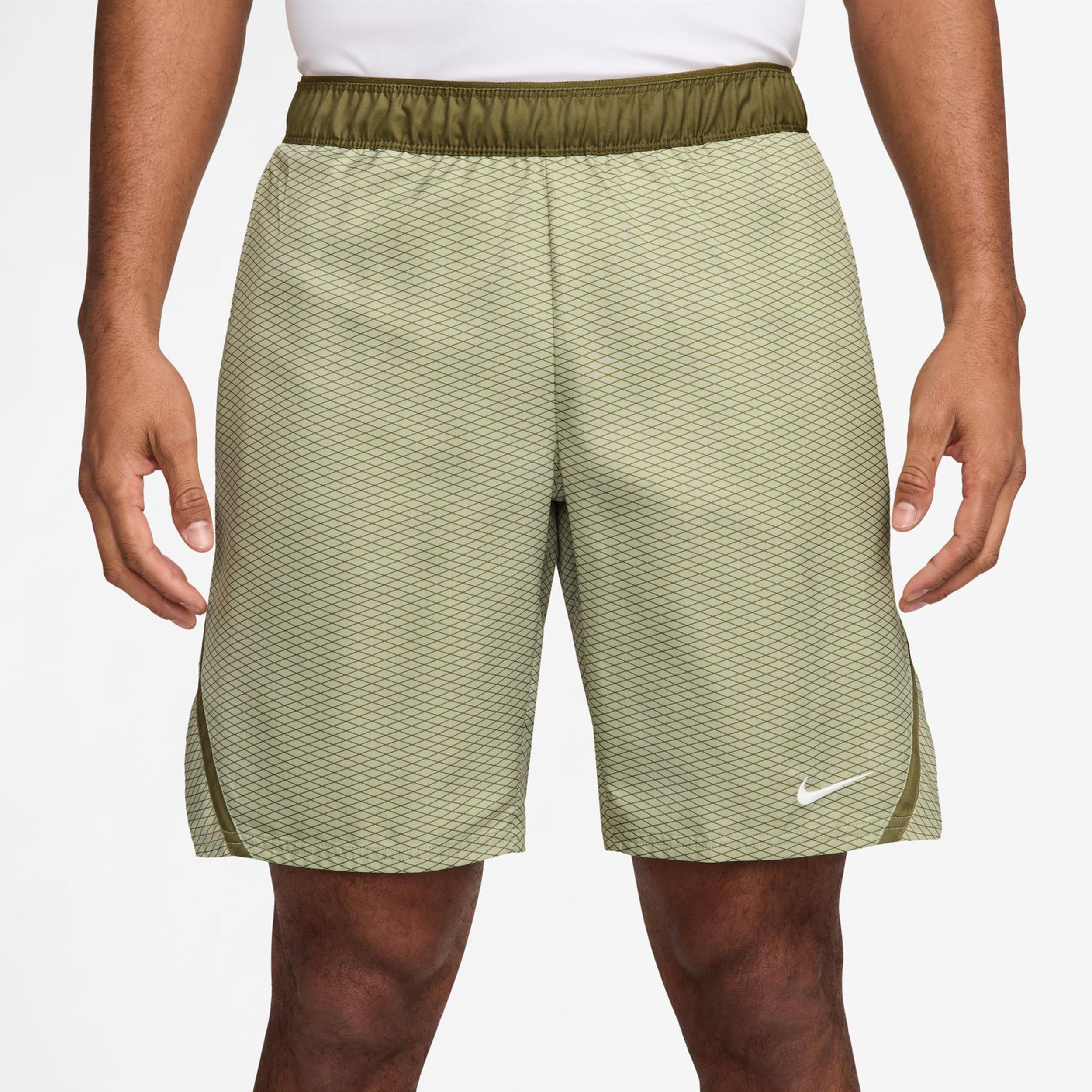 Nike Court Dri-Fit Victory 7in Aop Shorts Herren-Salbei