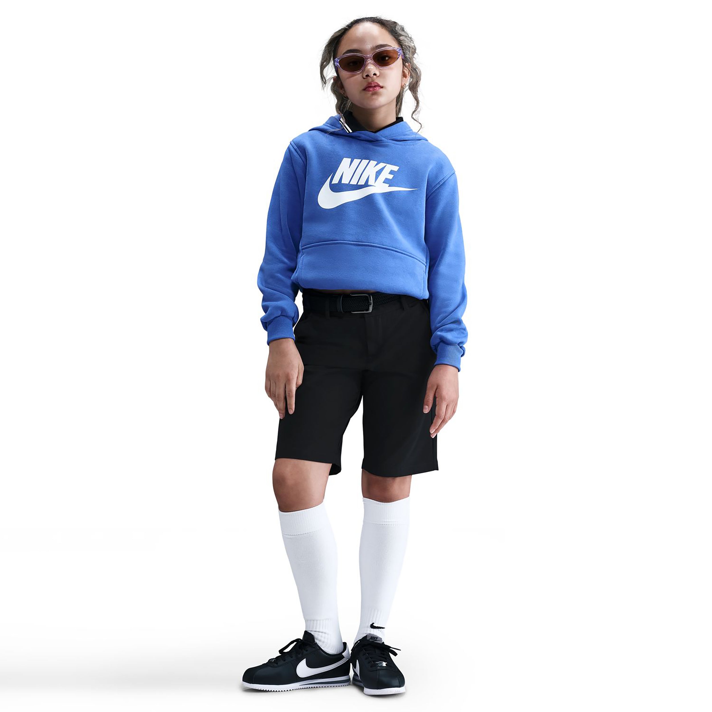 Nike Club Fleece Hoody Kinder-blau
