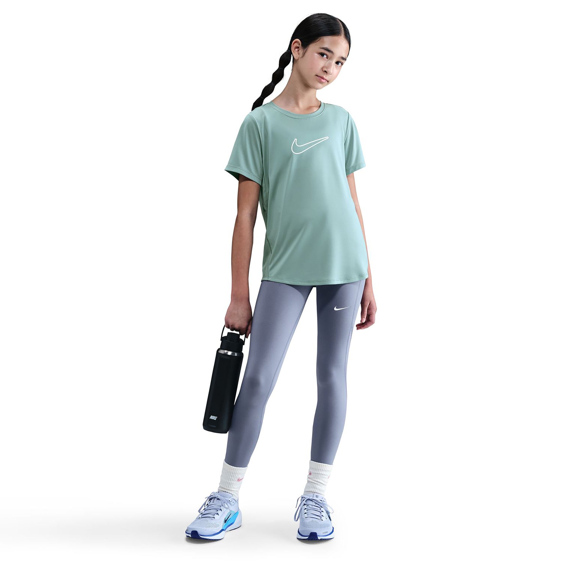 Nike Dri-FIT One T-Shirt Mädchen-salbei