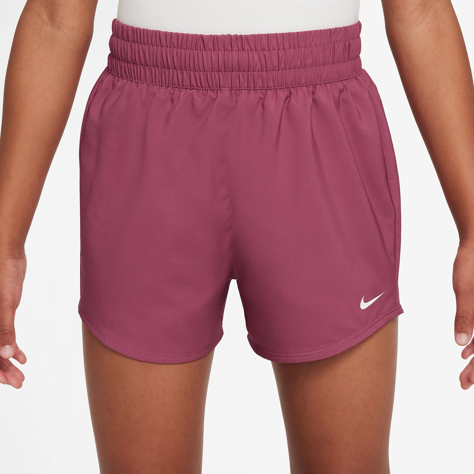 Nike Dri-Fit One Woven High Rise Shorts Girls-Berry