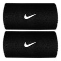 Swoosh Classic Doublewide Wristband long - black, white