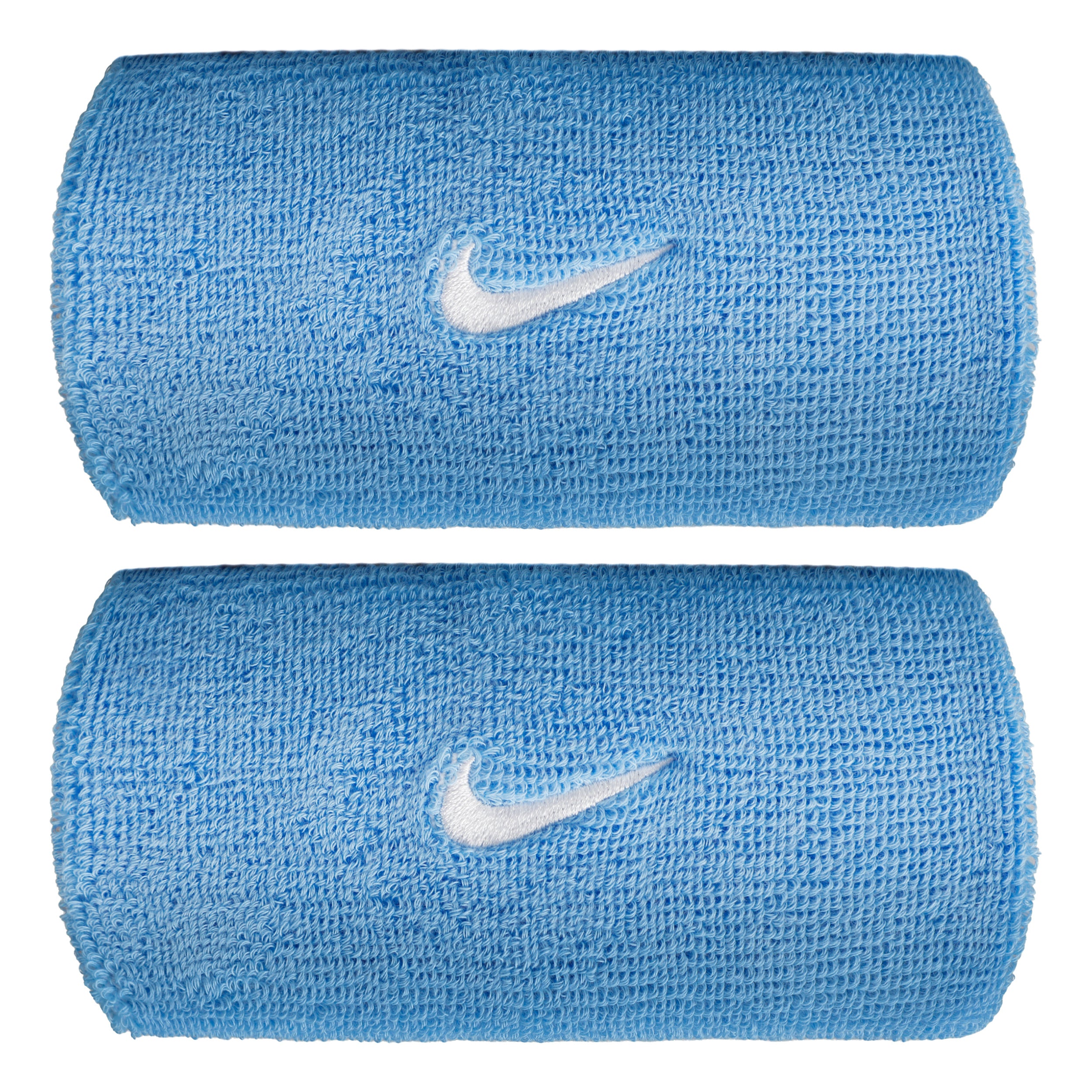 Nike Swoosh Classic Doublewide Wristband long - blue, white