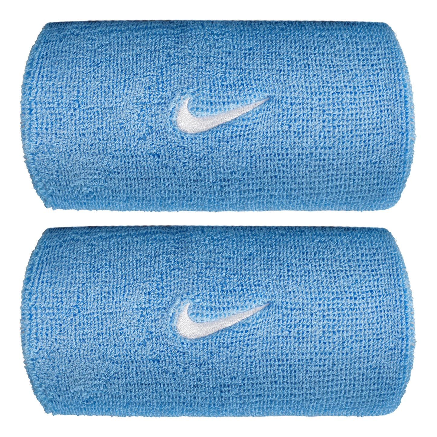Nike Swoosh Classic Doublewide Wristband long - blue, white
