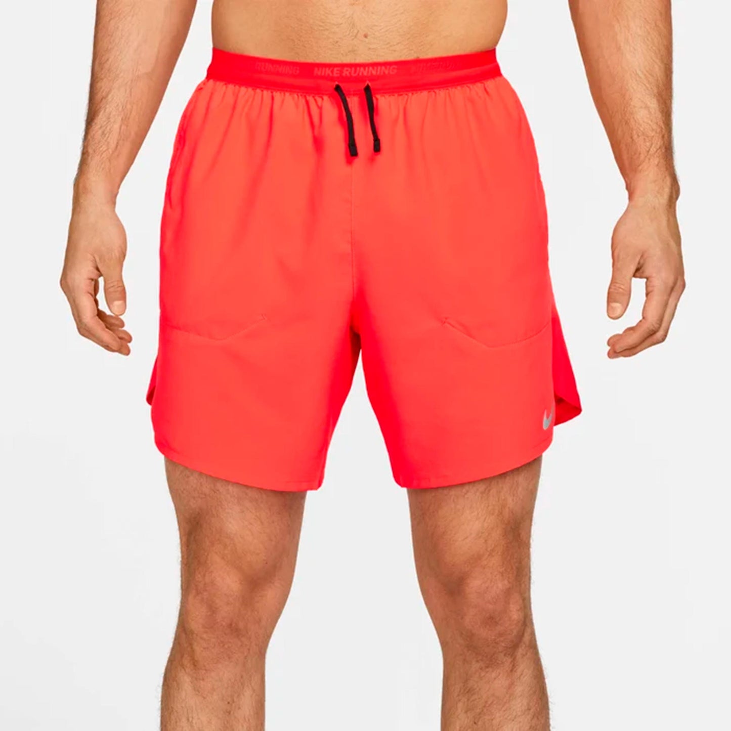 Nike Dri-Fit Stride 7in Brief-Lined Shorts - red, black