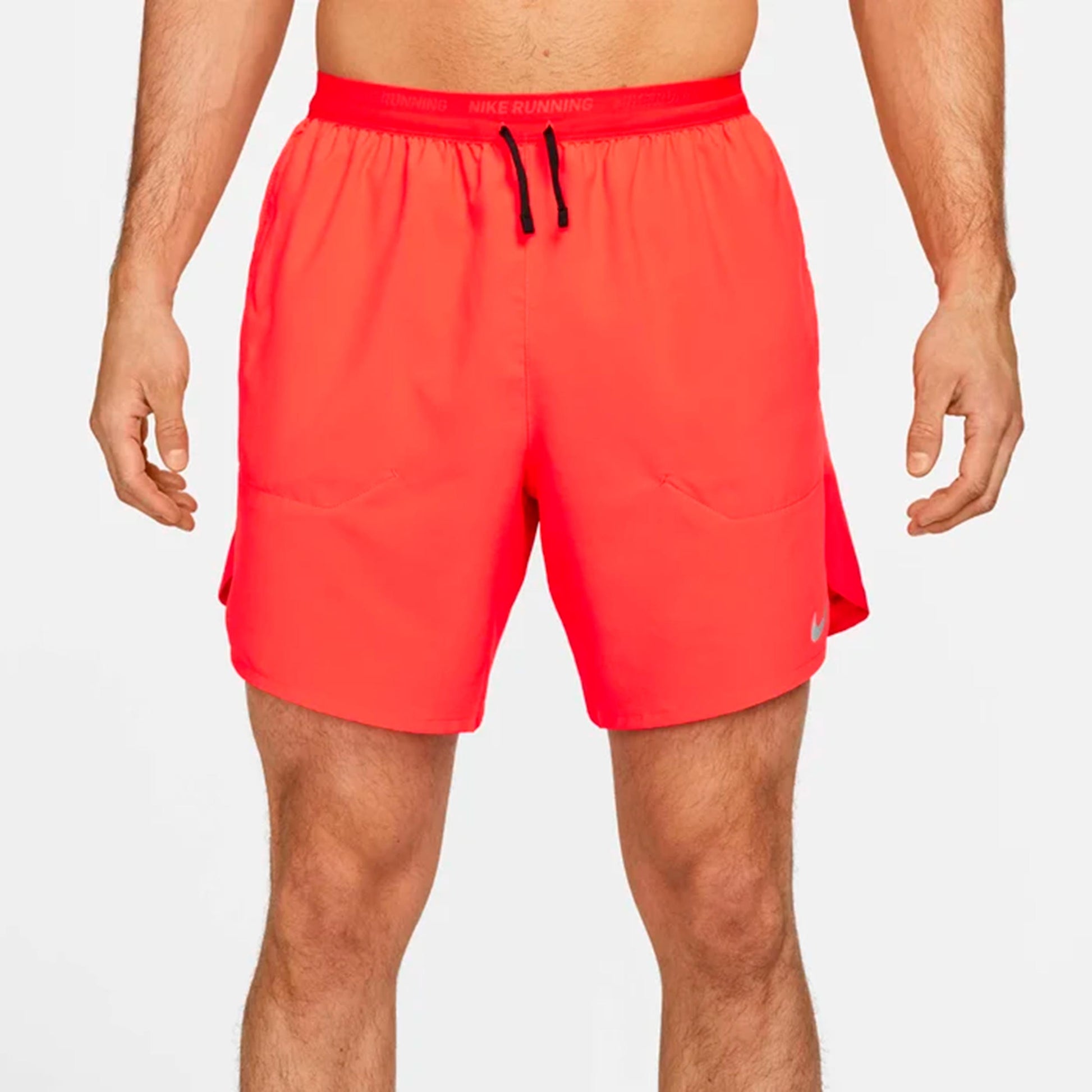 Nike Dri-Fit Stride 7in Brief-Lined Shorts - red, black