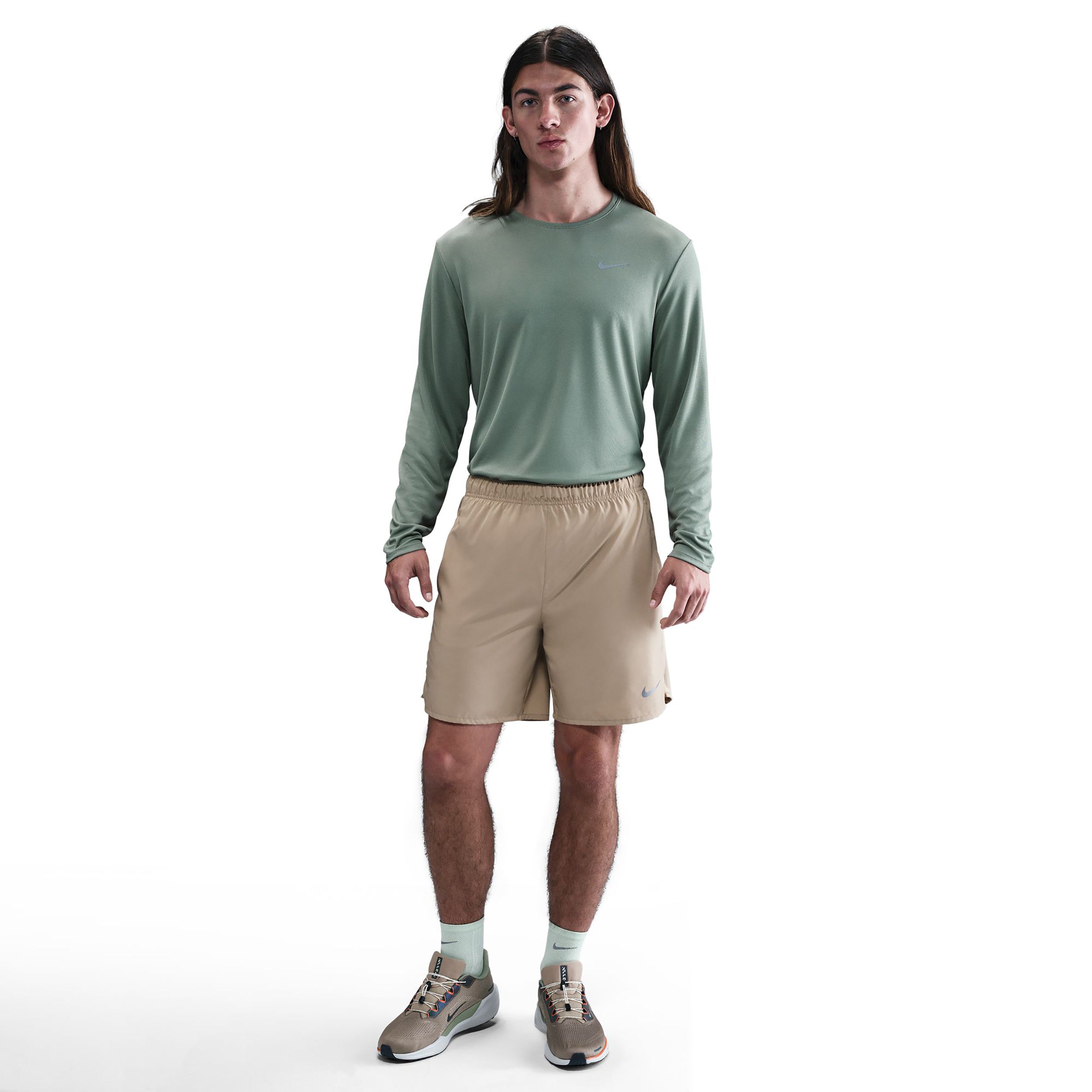 Nike Miler UV Laufshirt Herren-Salbei