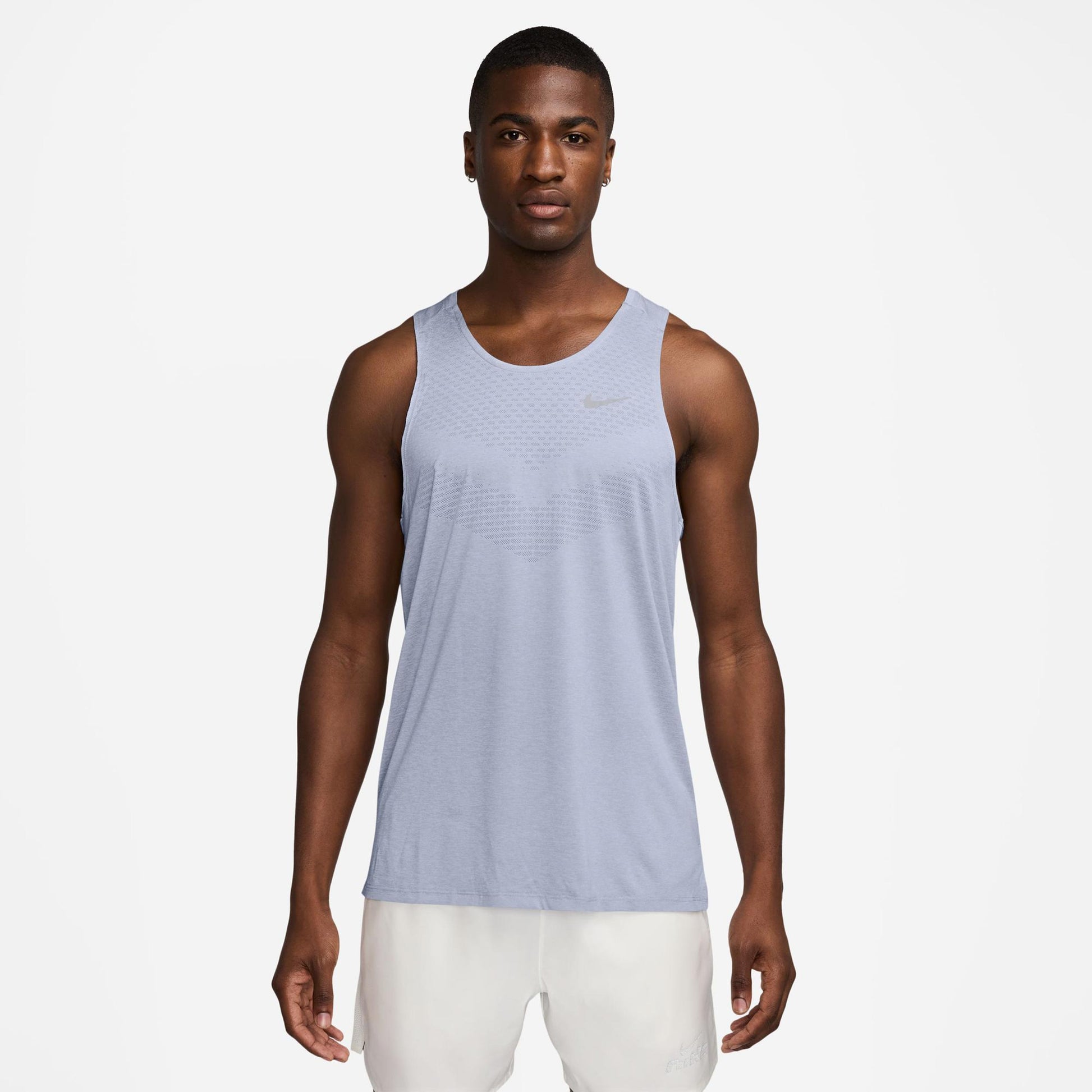 Nike Stride Laufshirt Herren - grau, grau