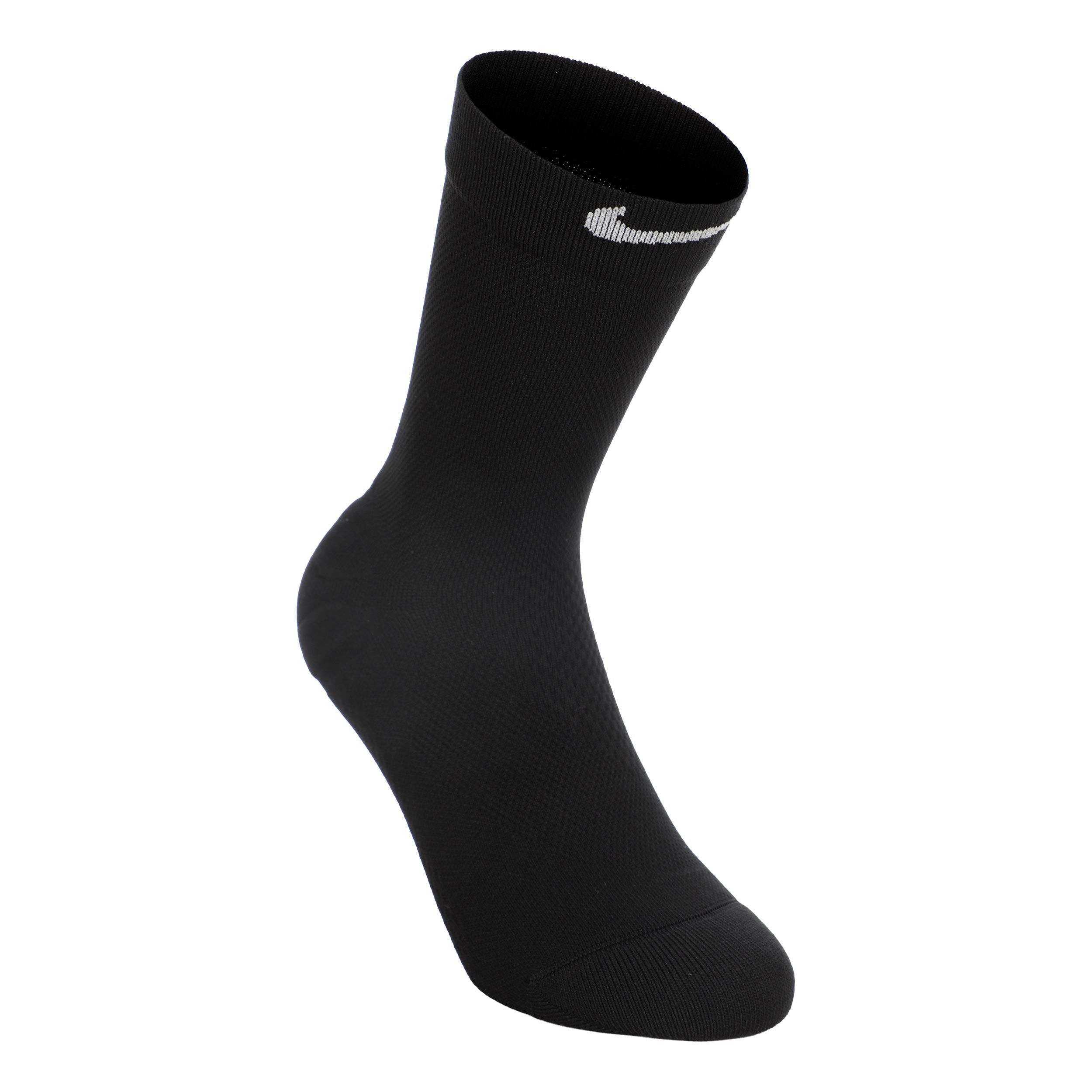 Nike Fast Midweight Crew Running Socks-Black,Grey