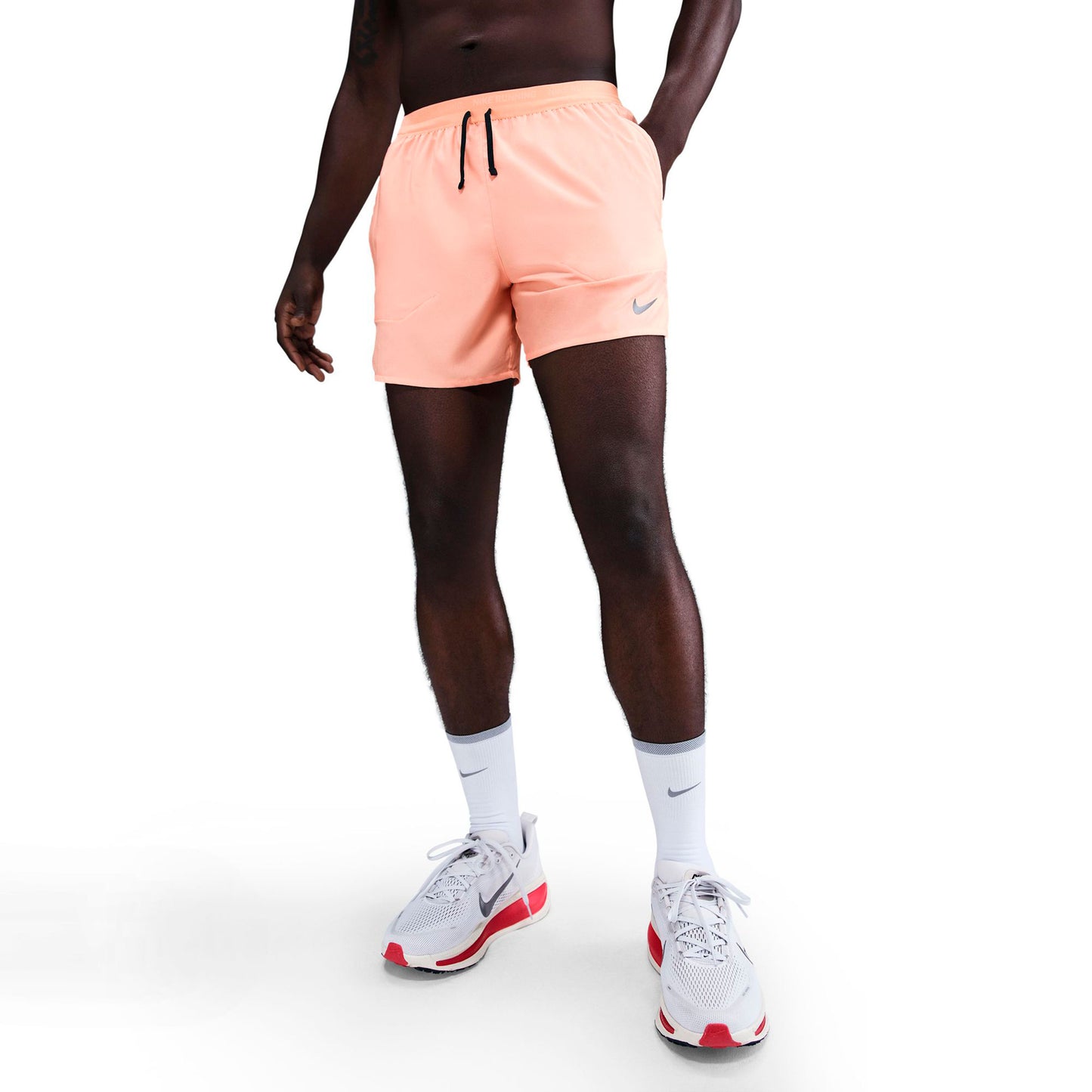 Nike Stride 5in Running shorts Men - orange, black
