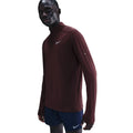 Stride Laufshirt Herren - dunkelrot, silber