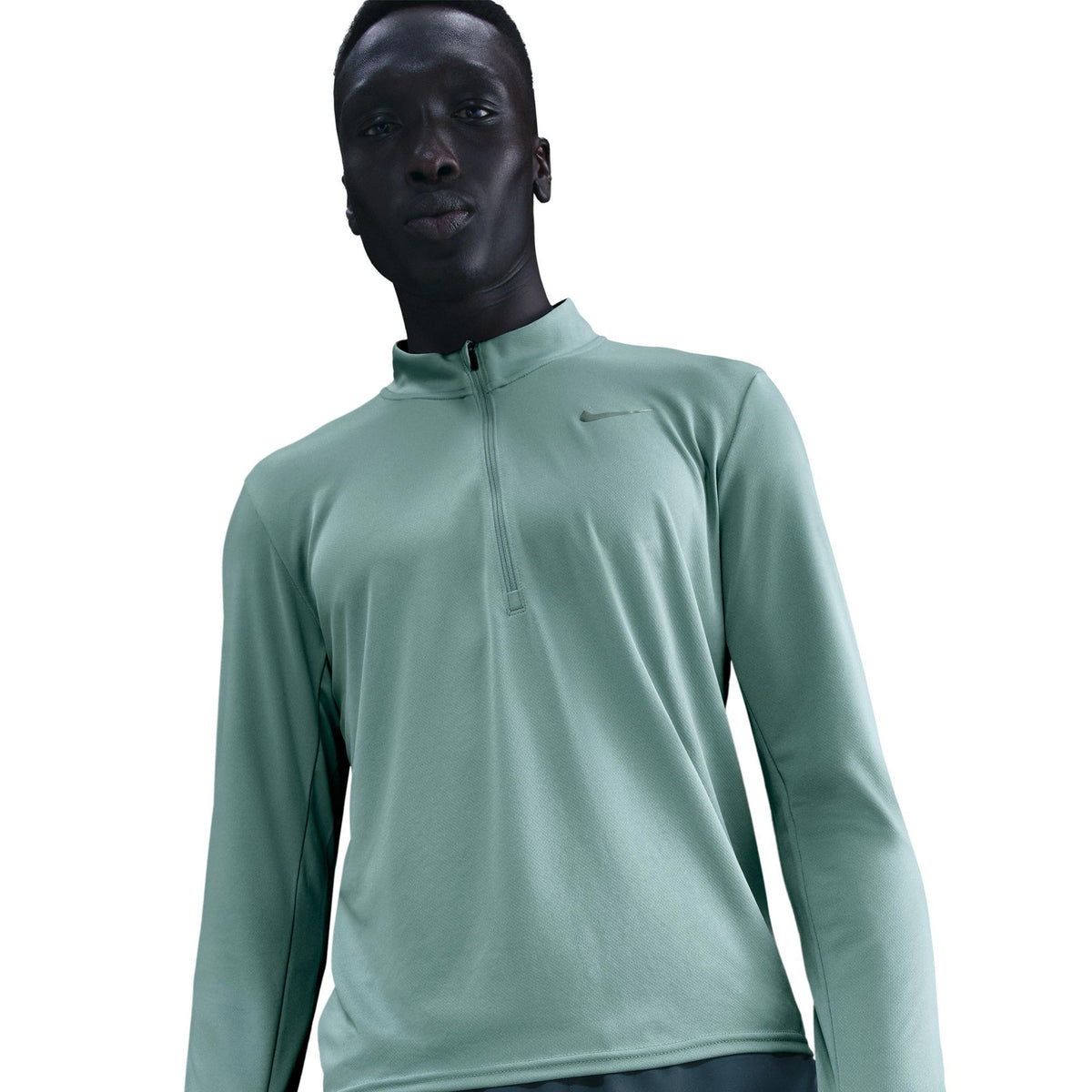 Nike Pacer Half-Zip Laufshirt Herren - türkis, silber