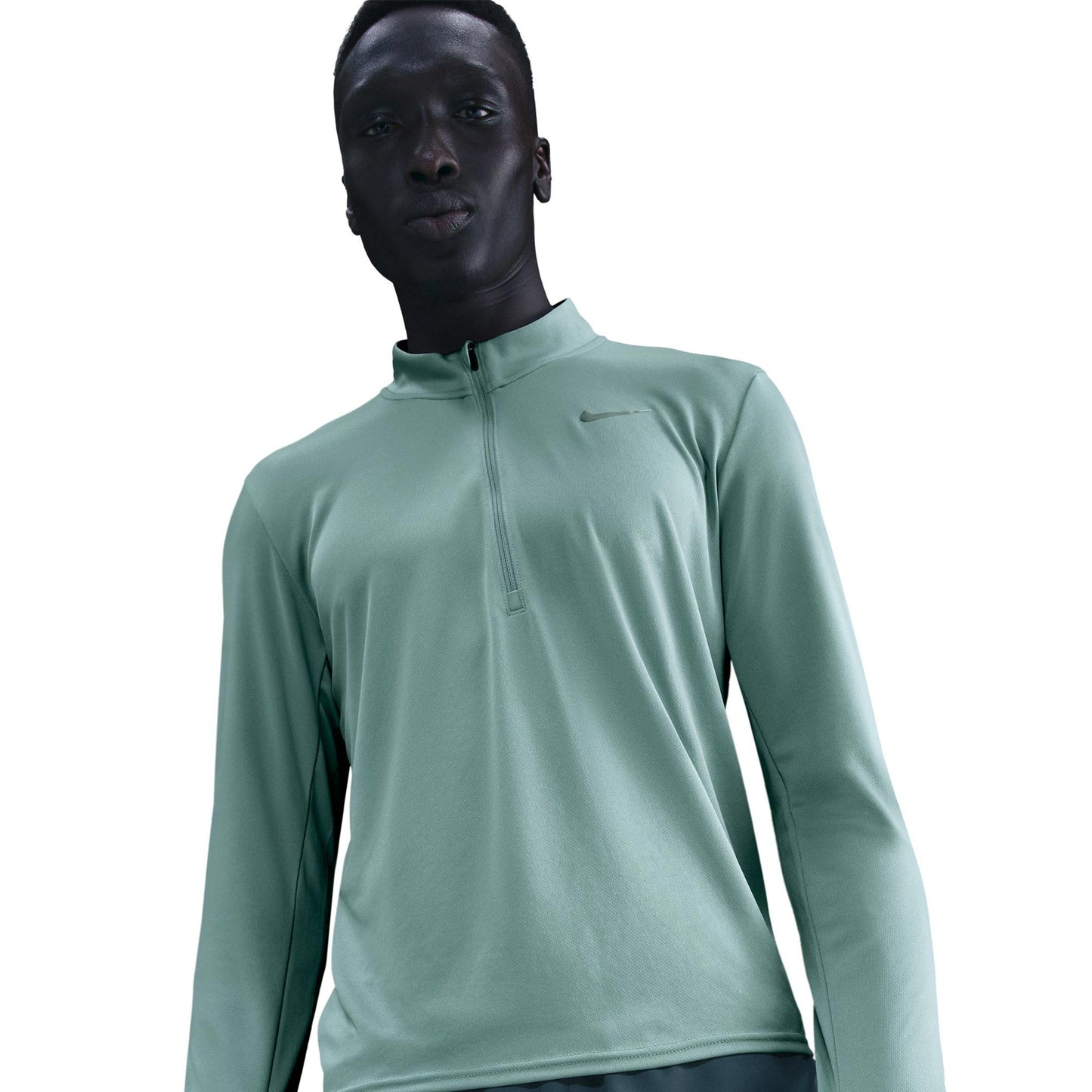 Nike Pacer Half-Zip Running shirt Men - turquoise, silver