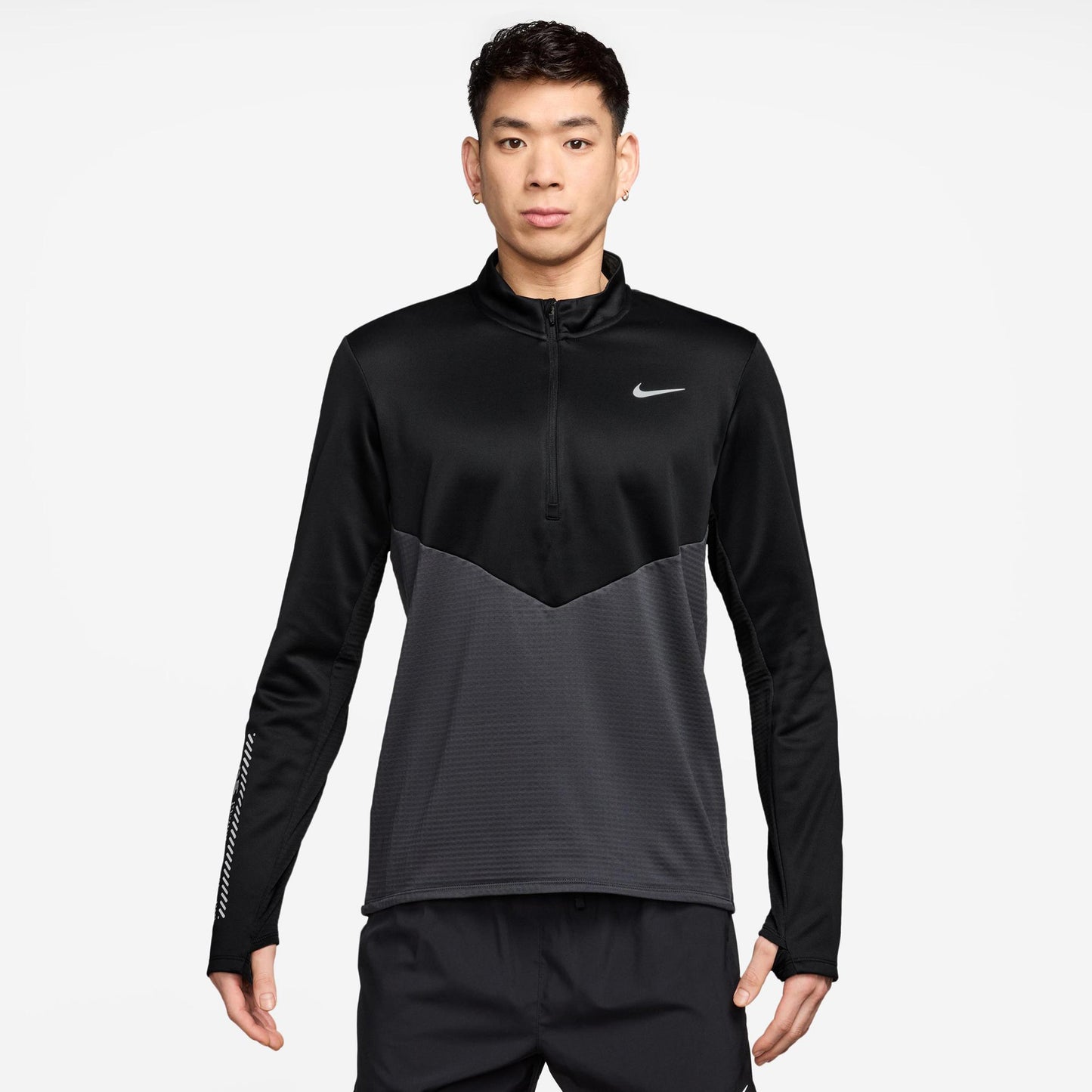 Nike Pacer Winterized Half-Zip Running shirt Men - anthracite, black