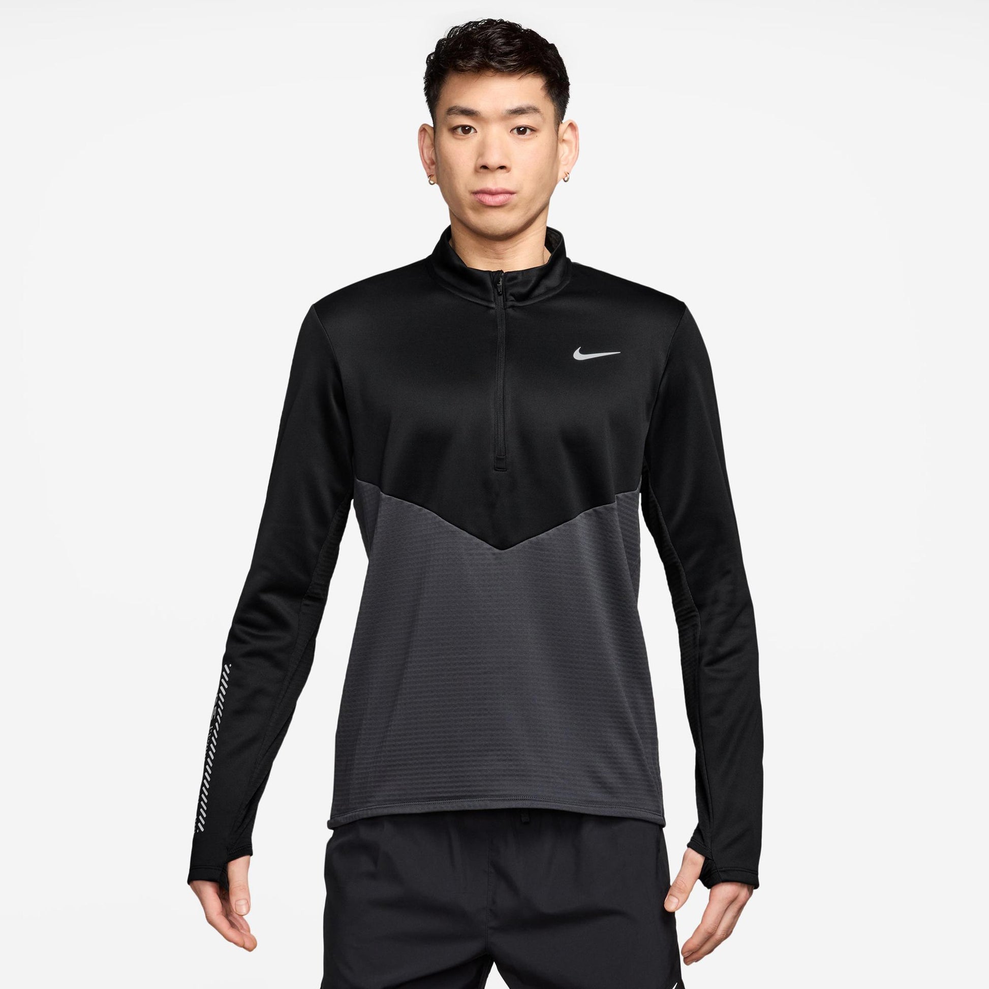 Nike Pacer Winterized Half-Zip Running shirt Men - anthracite, black