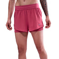 Swift Laufshorts Damen - berry, silber