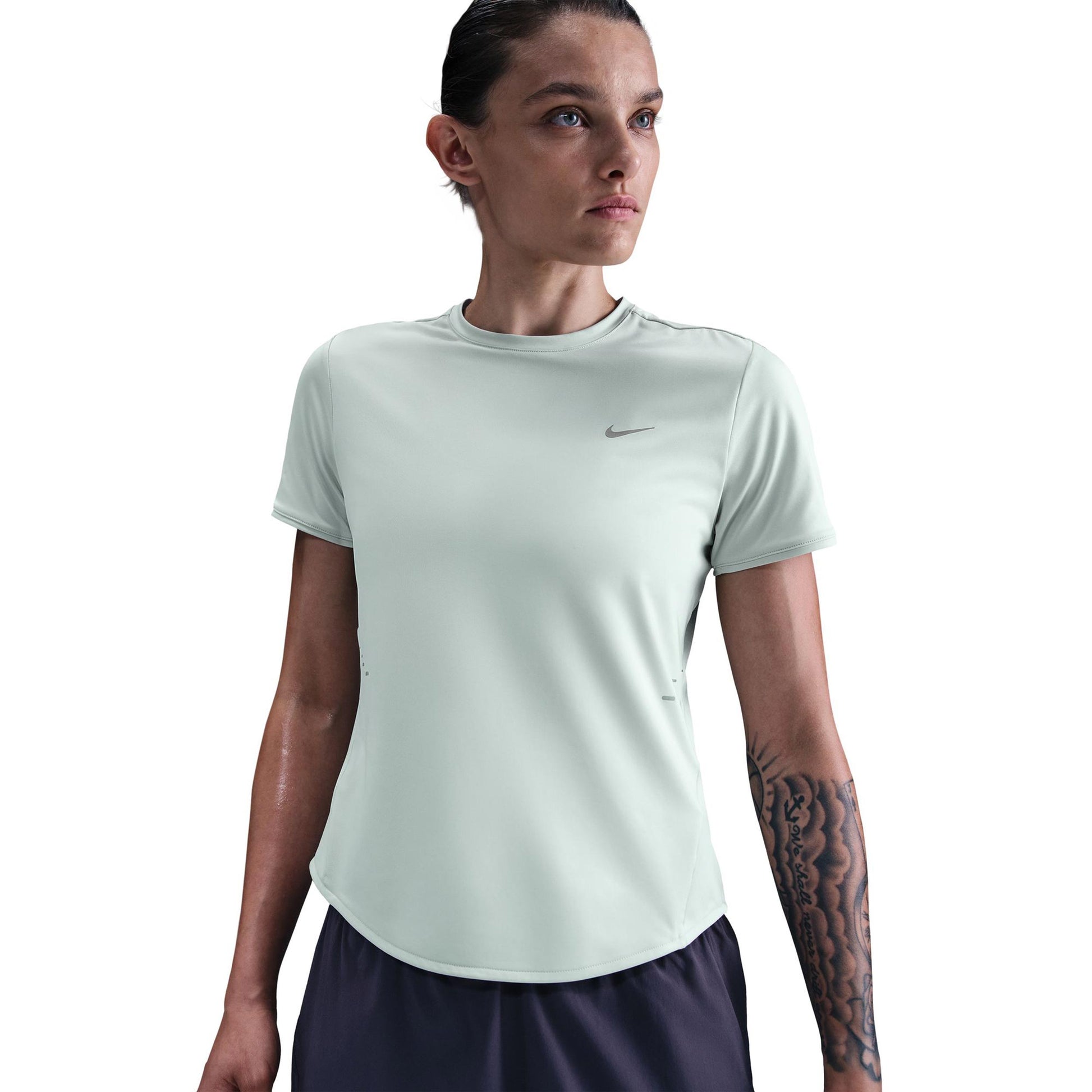 Nike Swift Running shirt Women - olive, silver