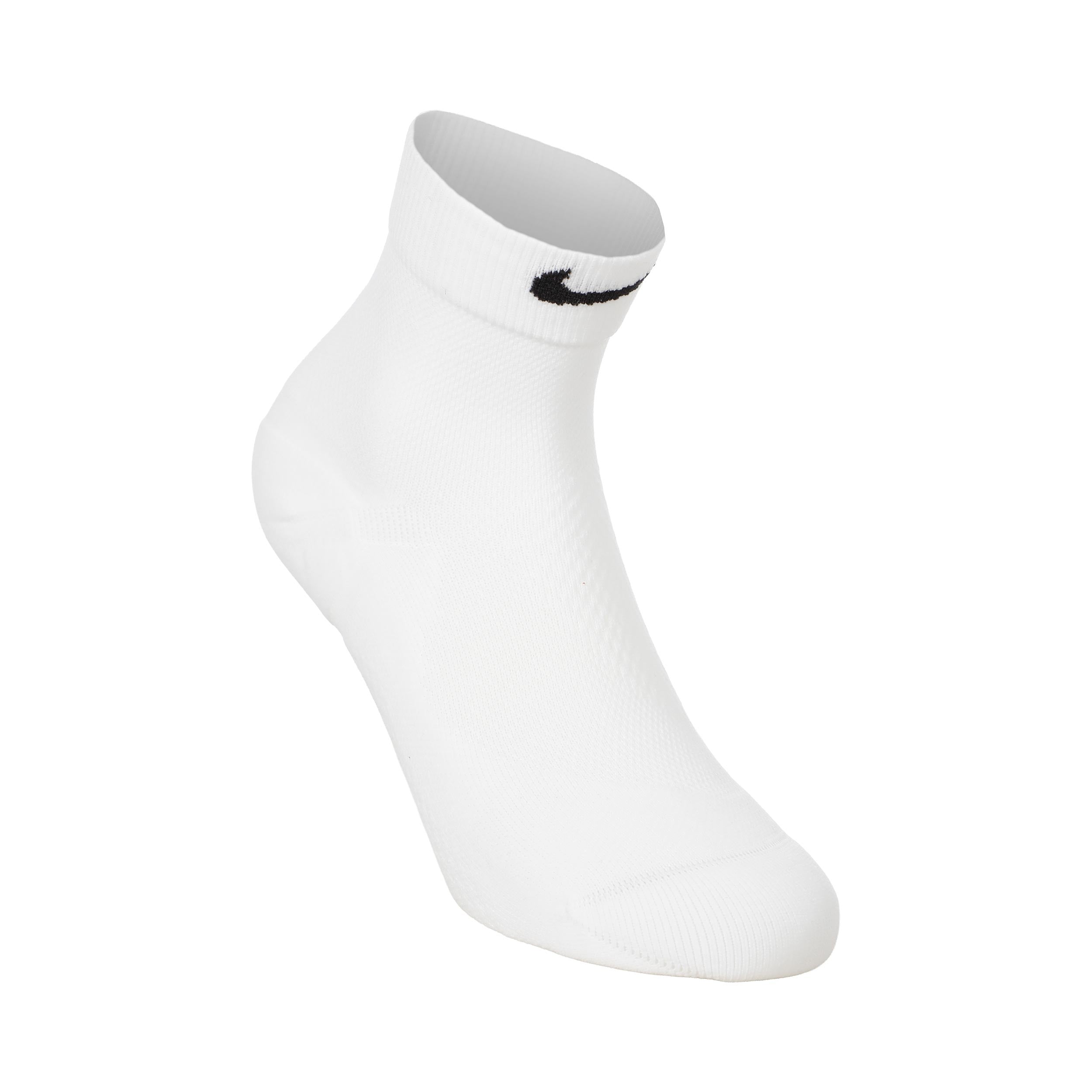 Nike Fast Midweight Ankle Running socks Unisex - white, neon green