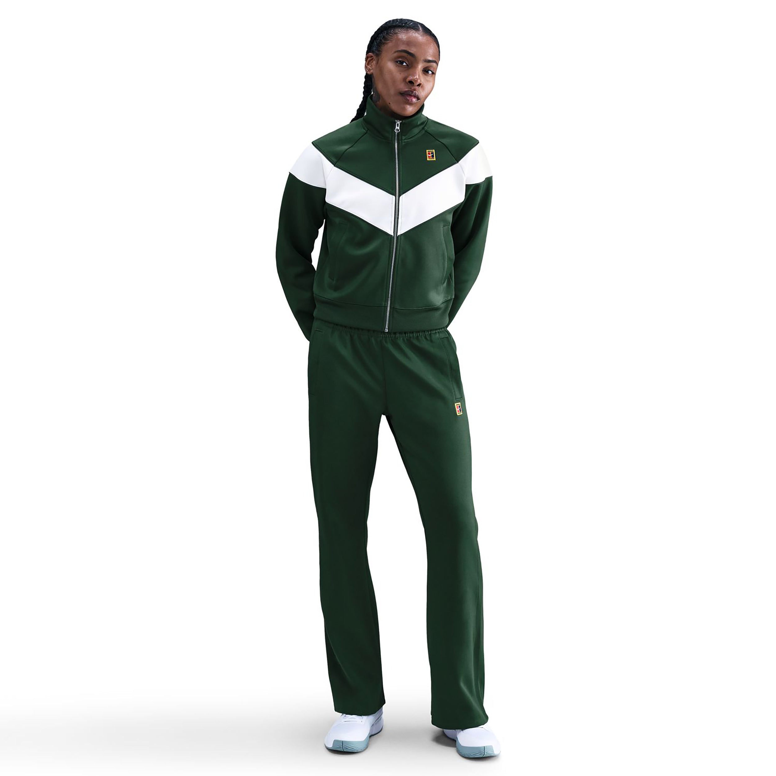 Nike Court Polyknit High Rise Training pants Women-dark green