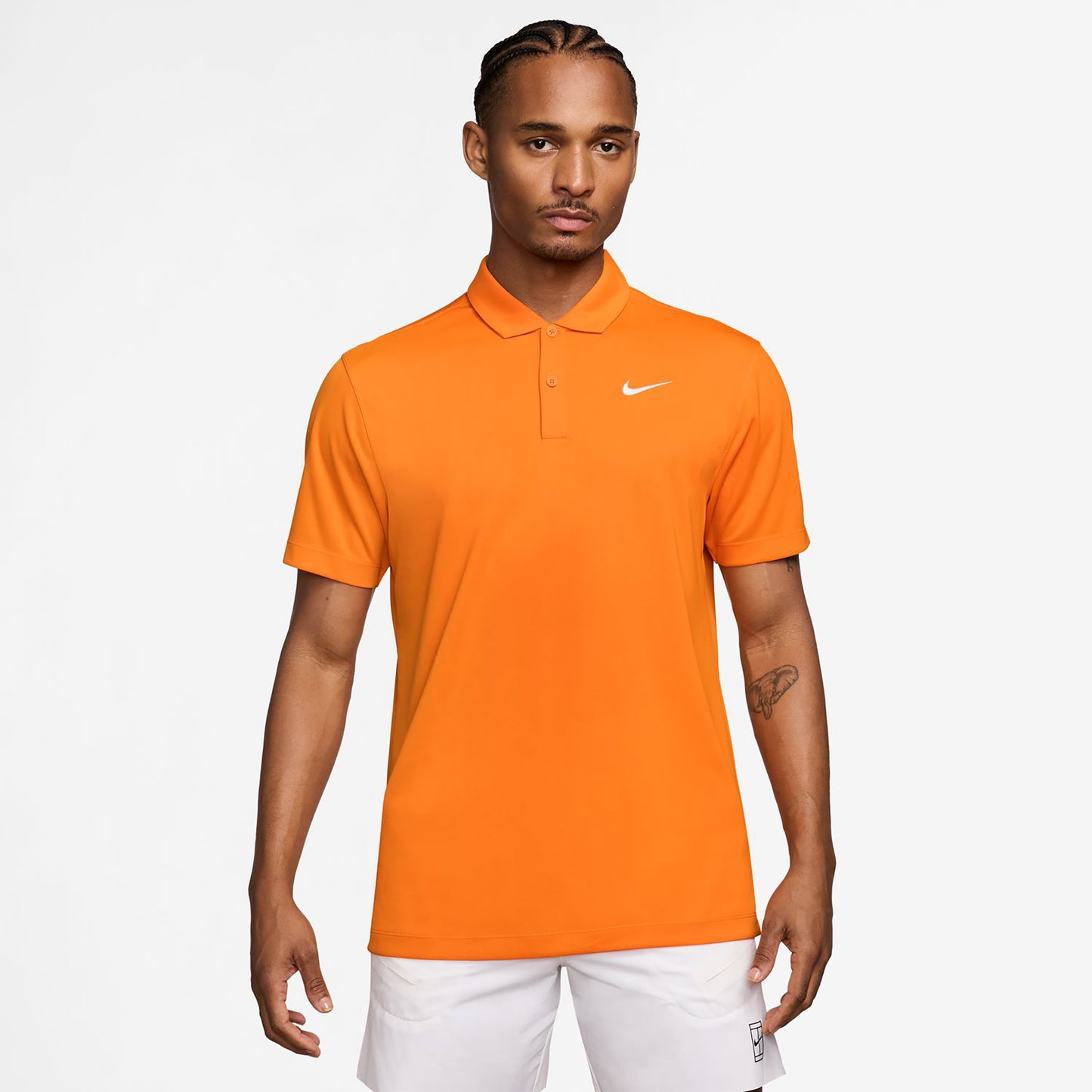 Nike Dri-Fit Victory Court Solid Polo Men - orange, white