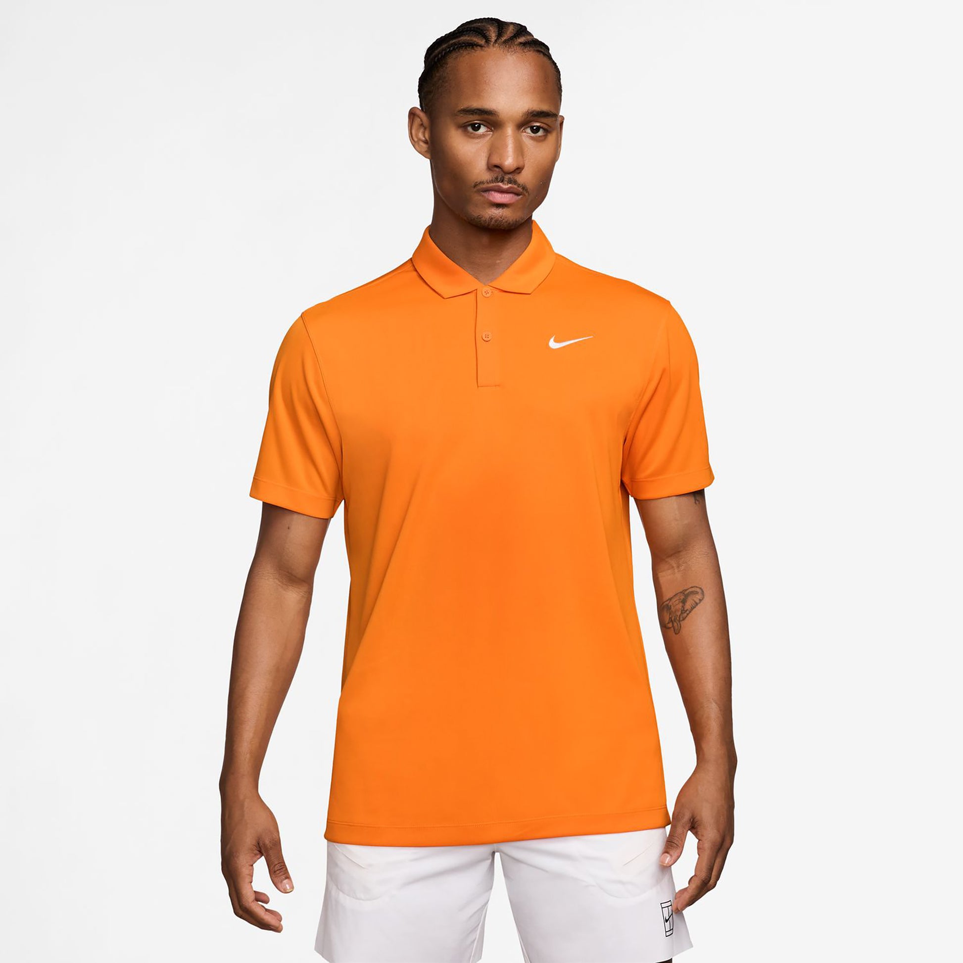 Nike Dri-Fit Victory Court Solid Polo Men - orange, white