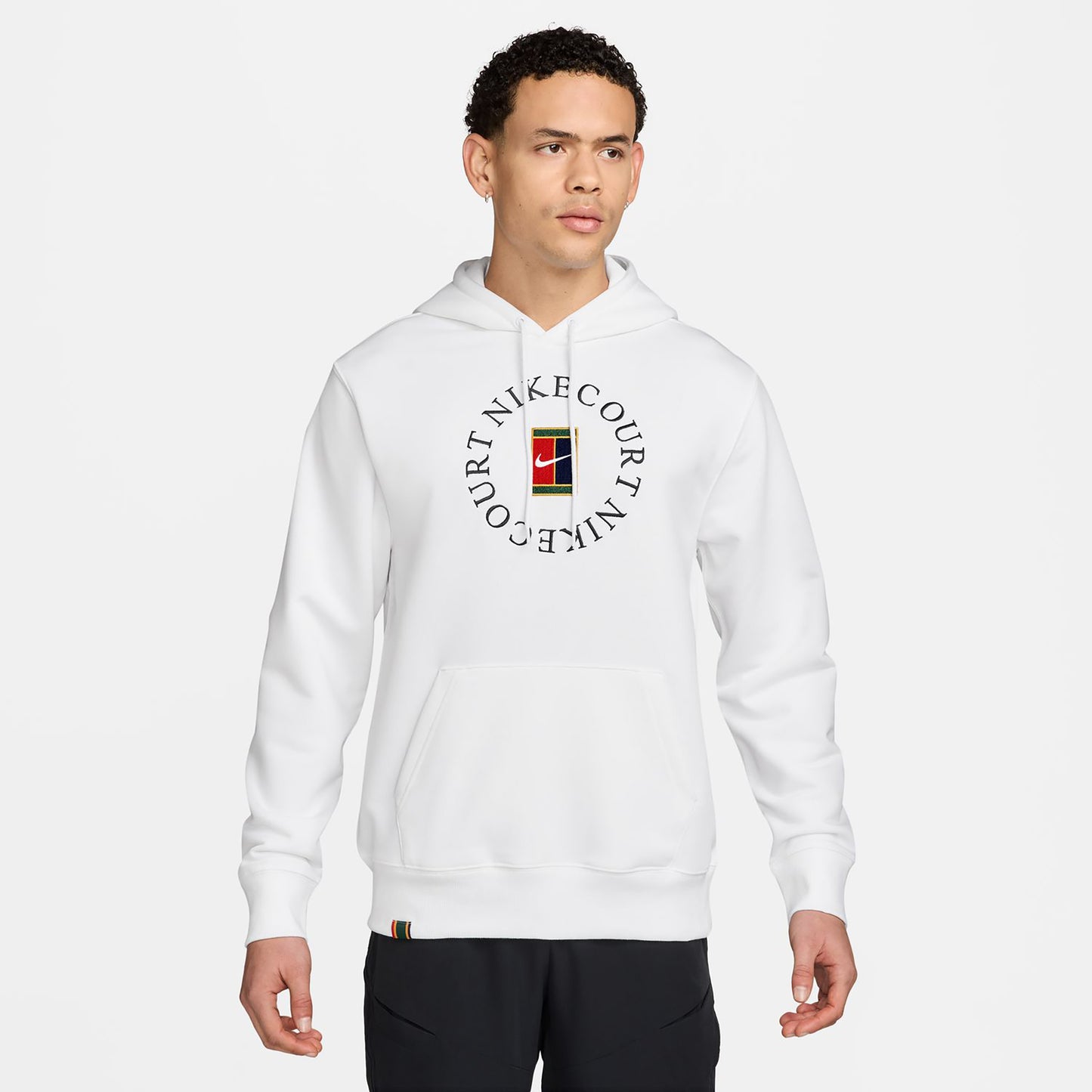 Nike Court Dri-Fit Heritage Hoody Men - white, black