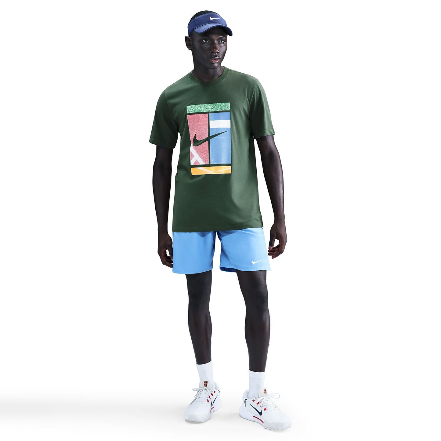 Nike Court Dri-Fit Tee Court T-Shirt Men-dark green
