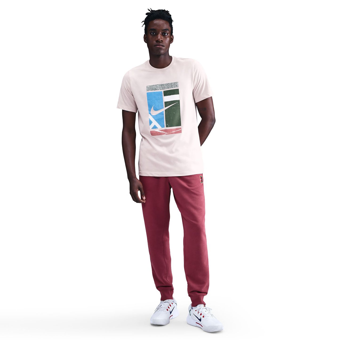 Nike Court Dri-Fit Tee Court T-Shirt Men-antique pink