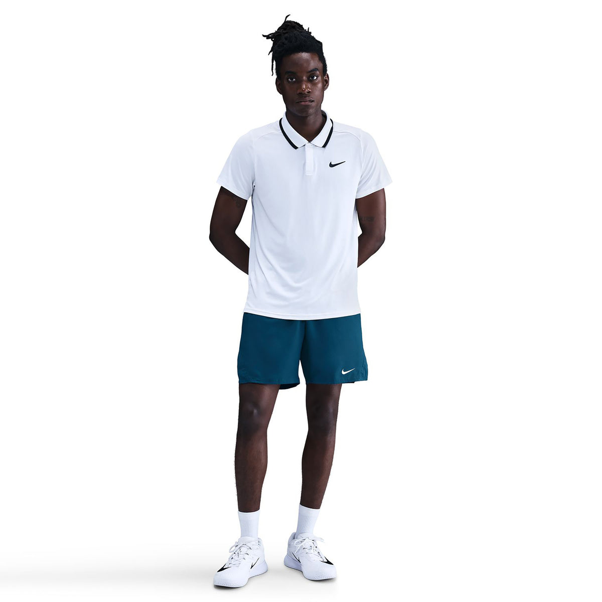 Nike Court Victory Dri-Fit 7in Shorts Men - petrol, white