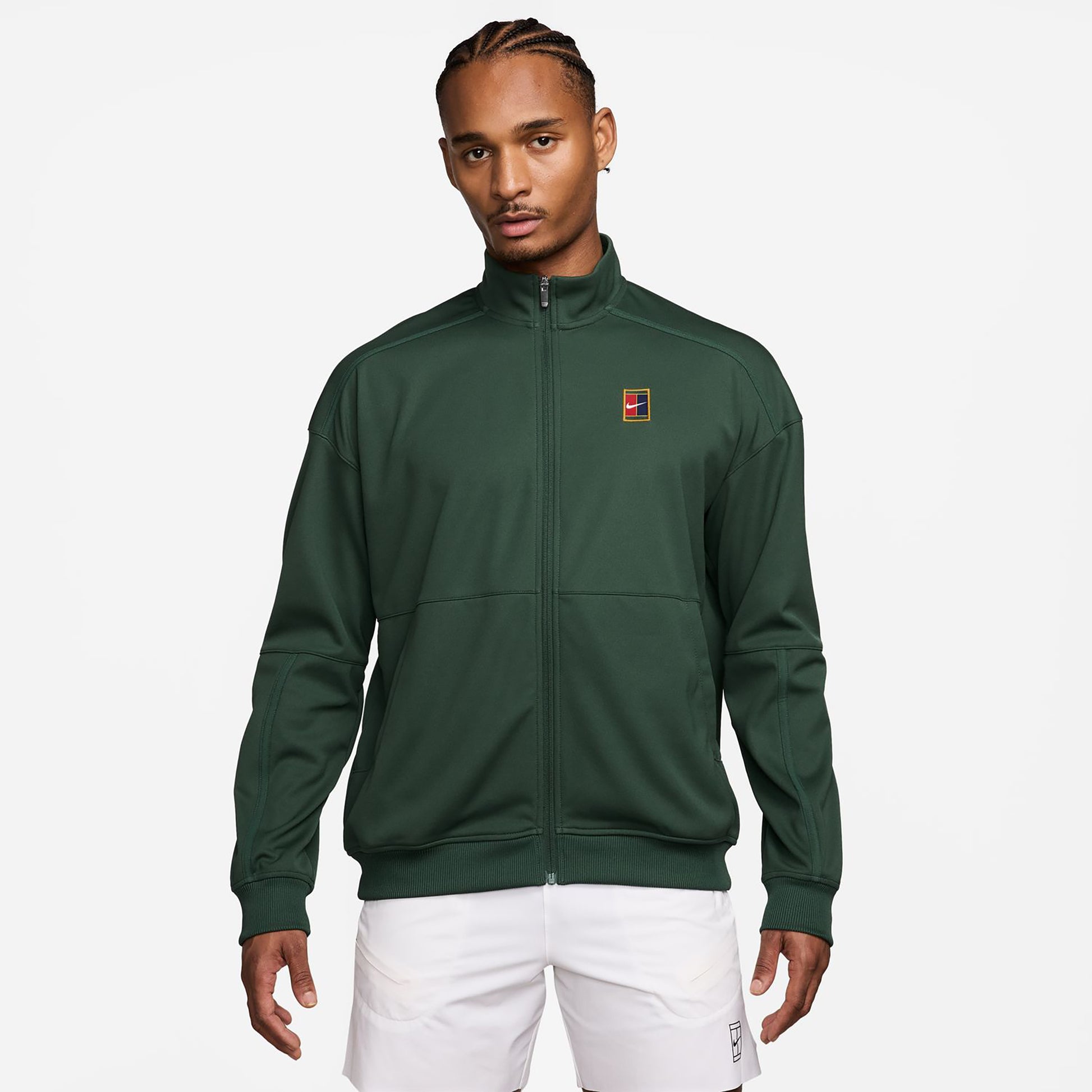 Nike Court Heritage Training jacket Men - dark green, dark green
