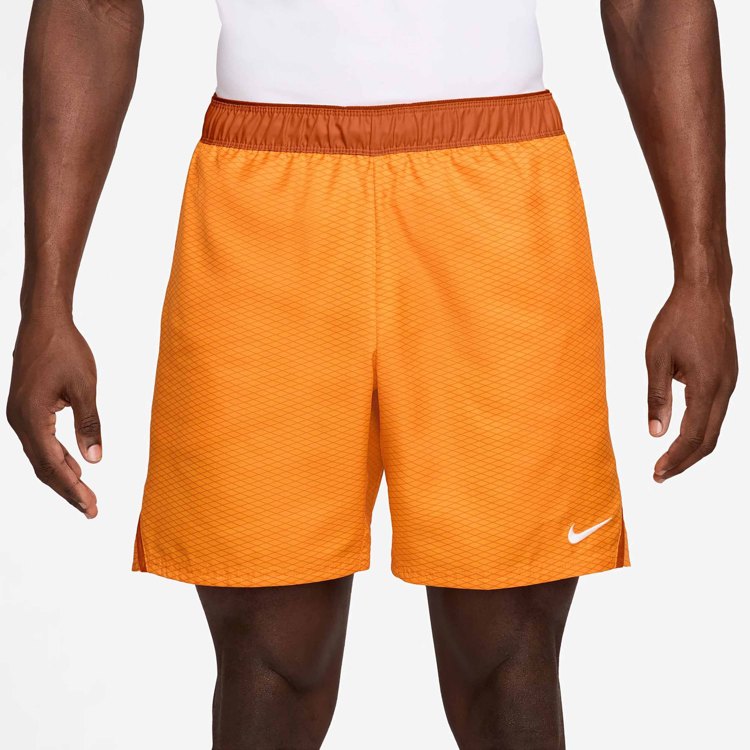 Nike Court Victory Dri-Fit 7in Aop Shorts Men - orange, orange