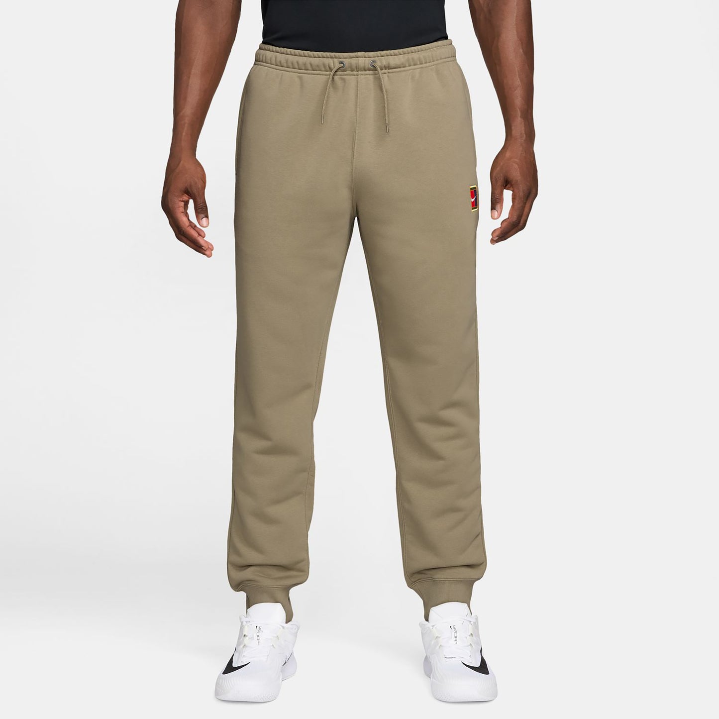 Nike Court Dri-Fit Heritage Fleece Training pants Men-olive